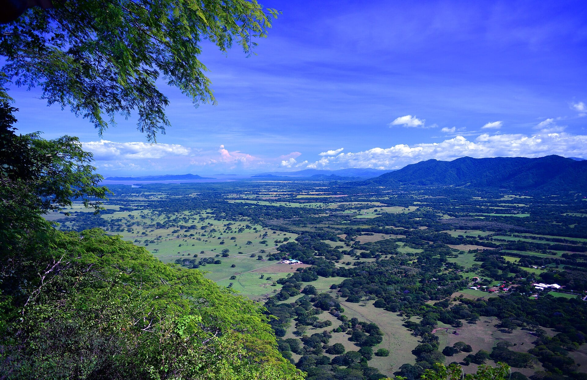 View over the Nicoya Peninsula in Guanacaste Province, Costa Rica, from Barra Honda National Park