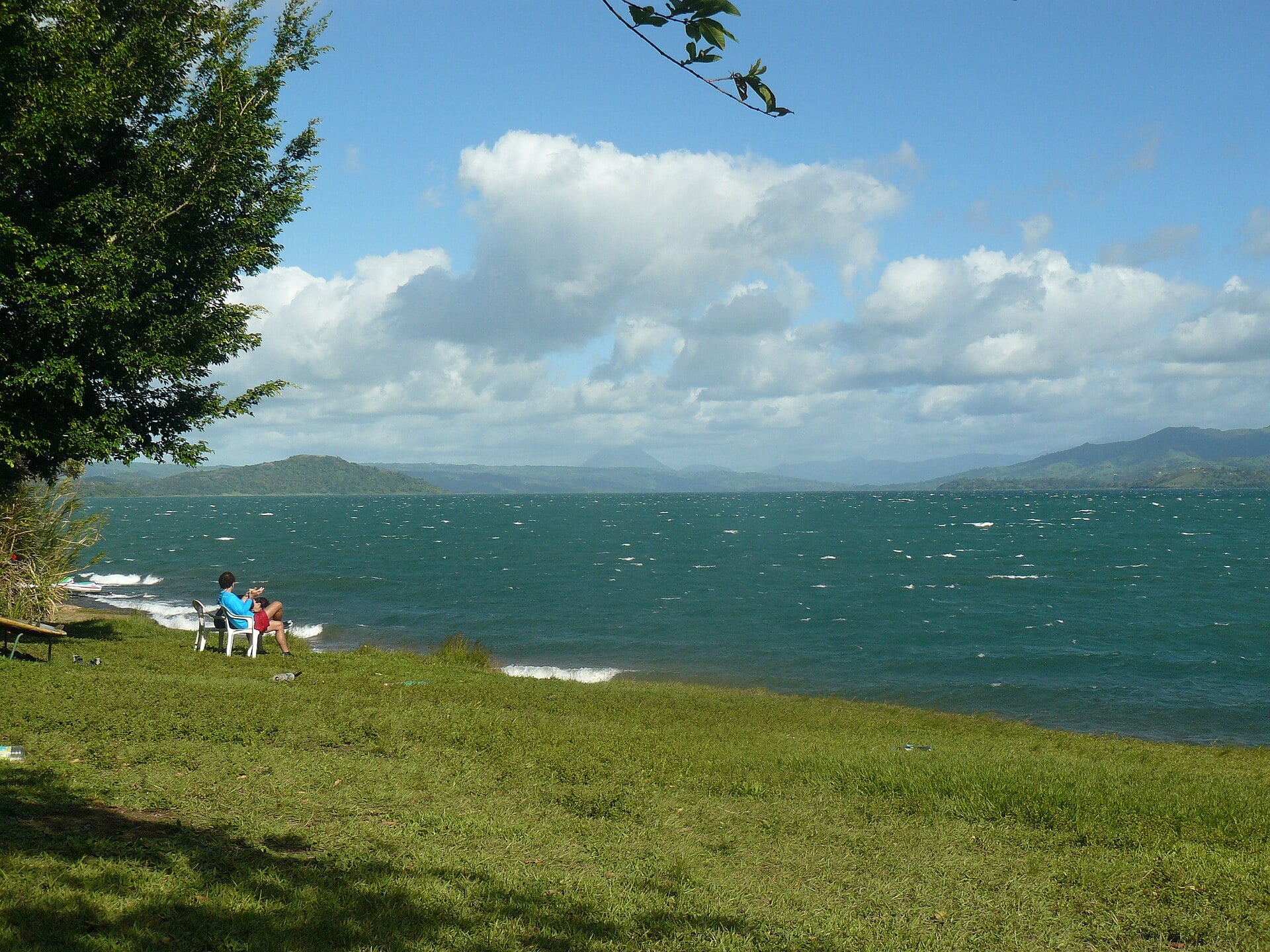 Lake Arenal in northern Costa Rica with the Arenal volcano on the far horizon