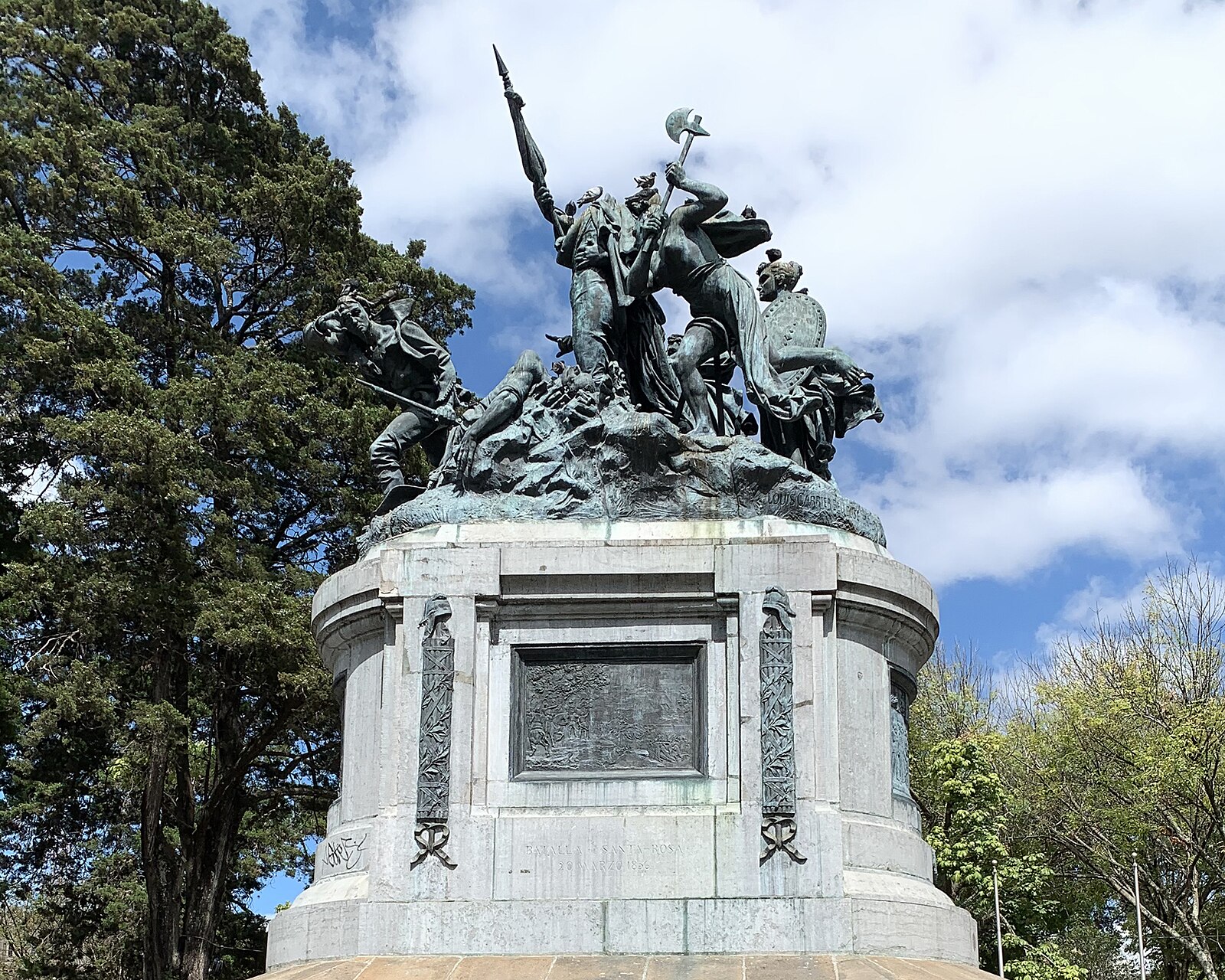 Monumento Nacional in San Jose, a stop on Costa Rican independence day