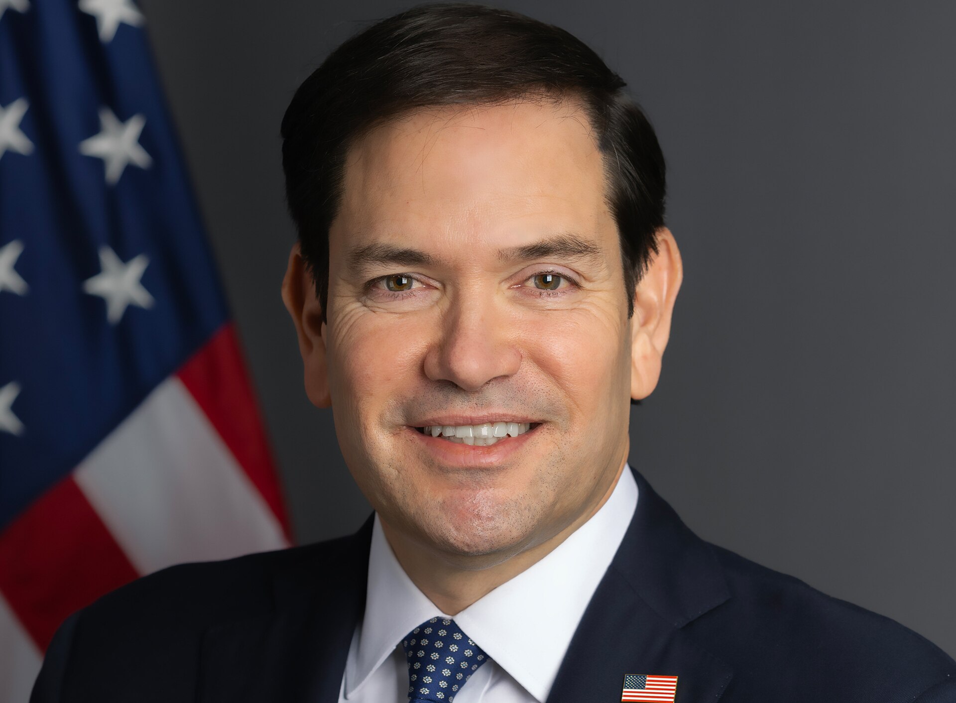 Official portrait of US Secretary of State Marco Rubio, January 2025