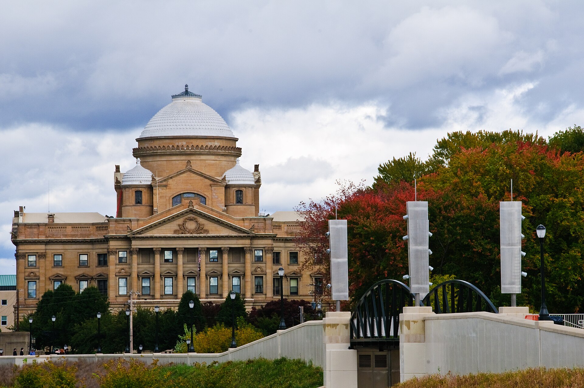 The Luzerne County Courthouse in Wilkes-Barre, Pennsylvania