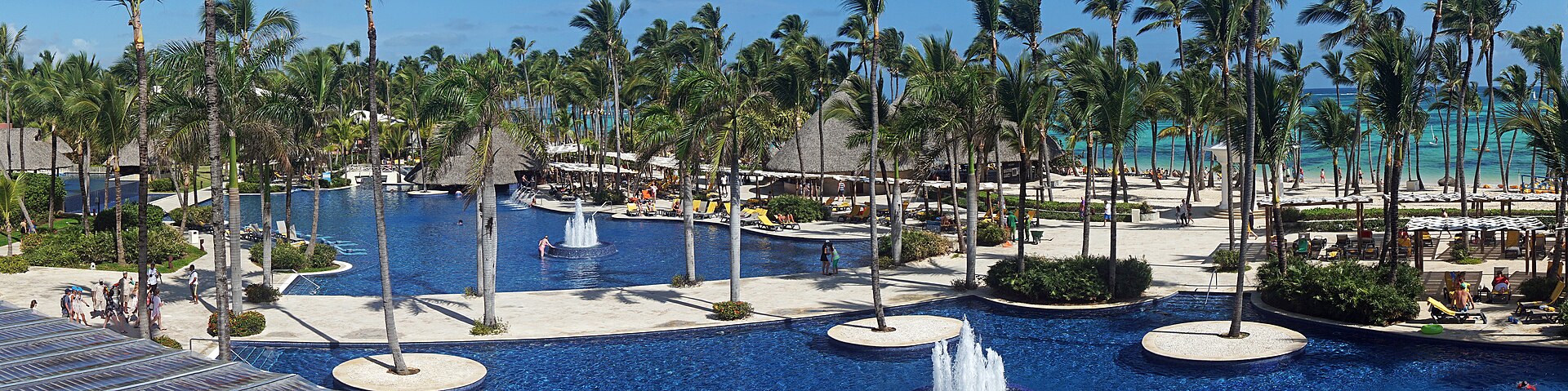 Dominican Republic role in Latin America: a beachfront resort in Punta Cana