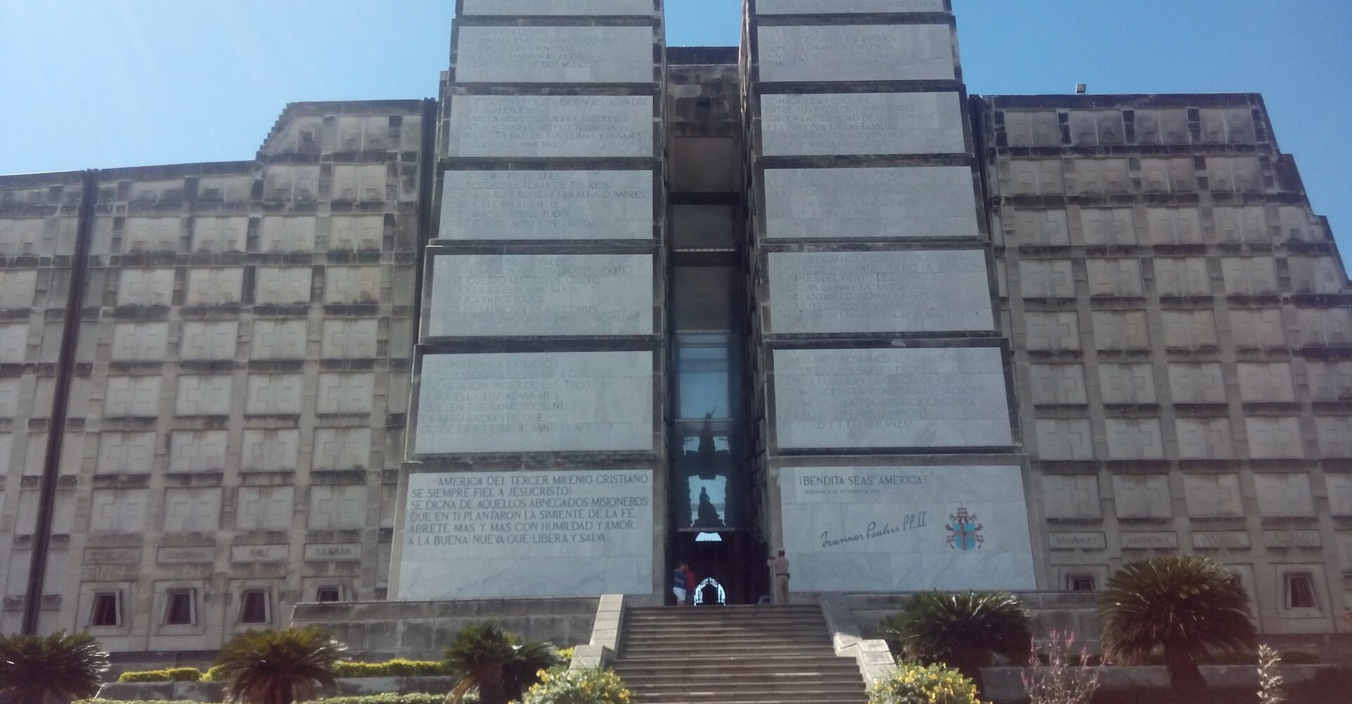 The Columbus Lighthouse monument in Santo Domingo Este, Dominican Republic