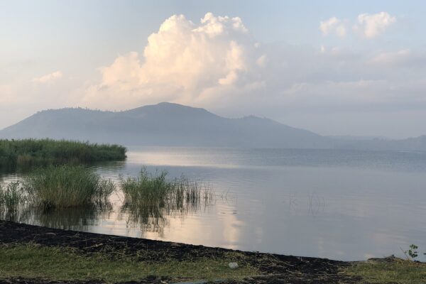 Lake Kivu in eastern DR Congo at dawn (file photo)