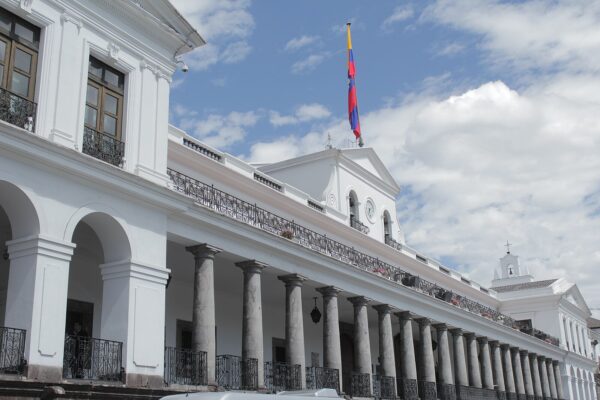 Ecuador geopolitics: the Carondelet Palace in Quito, seat of the presidency