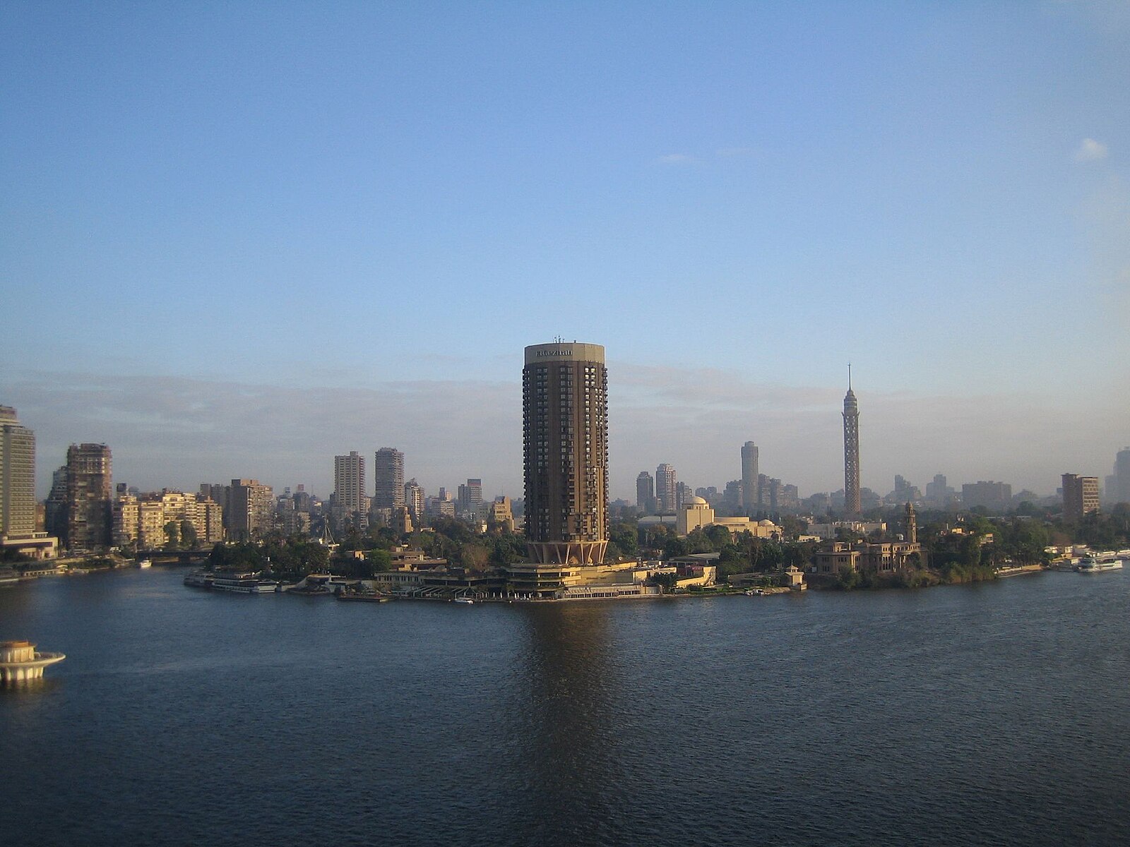 Egypt foreign partners: the Cairo skyline on the Nile