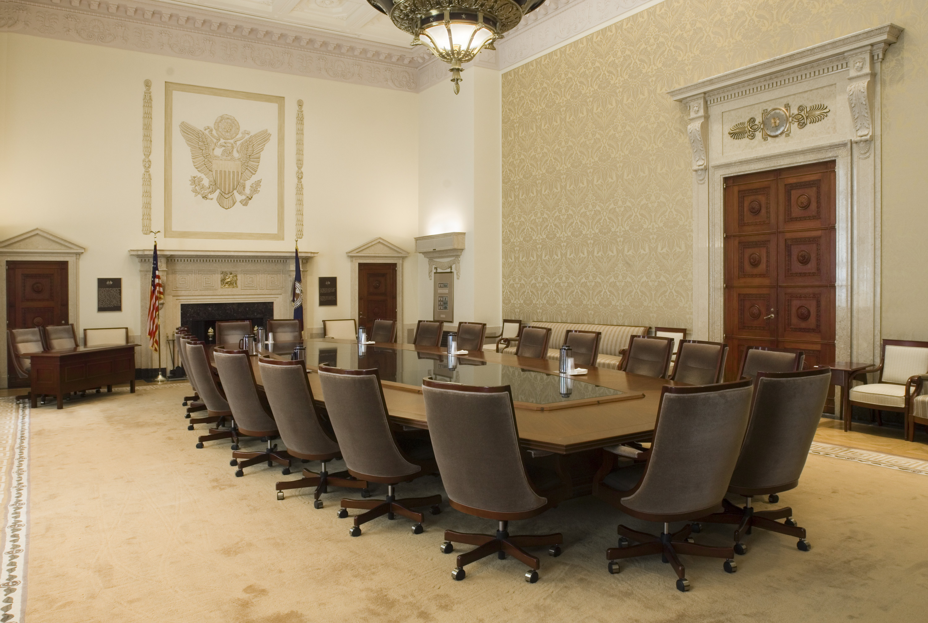 Federal Reserve Board meeting room