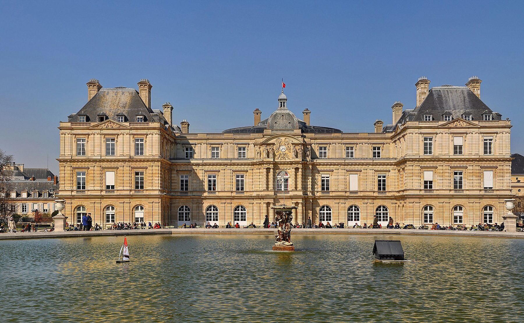 The Luxembourg Palace in Paris, seat of the French Senate