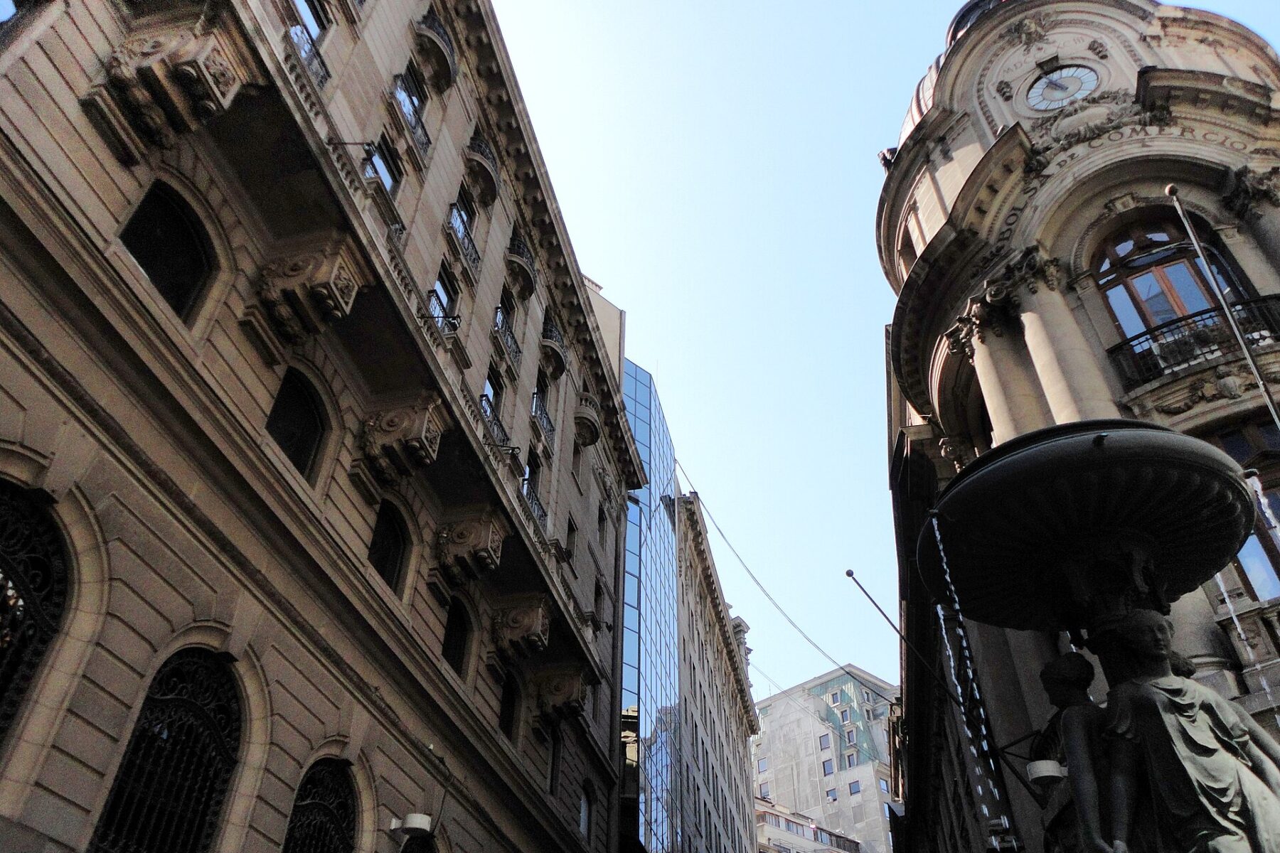 Santiago stock exchange building