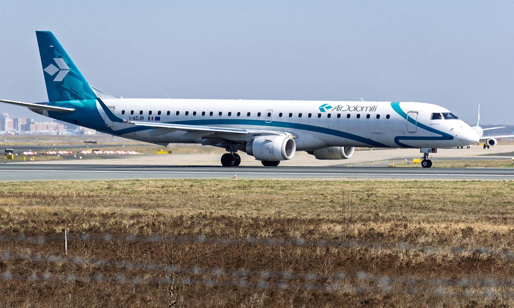 Embraer aircraft on a runway