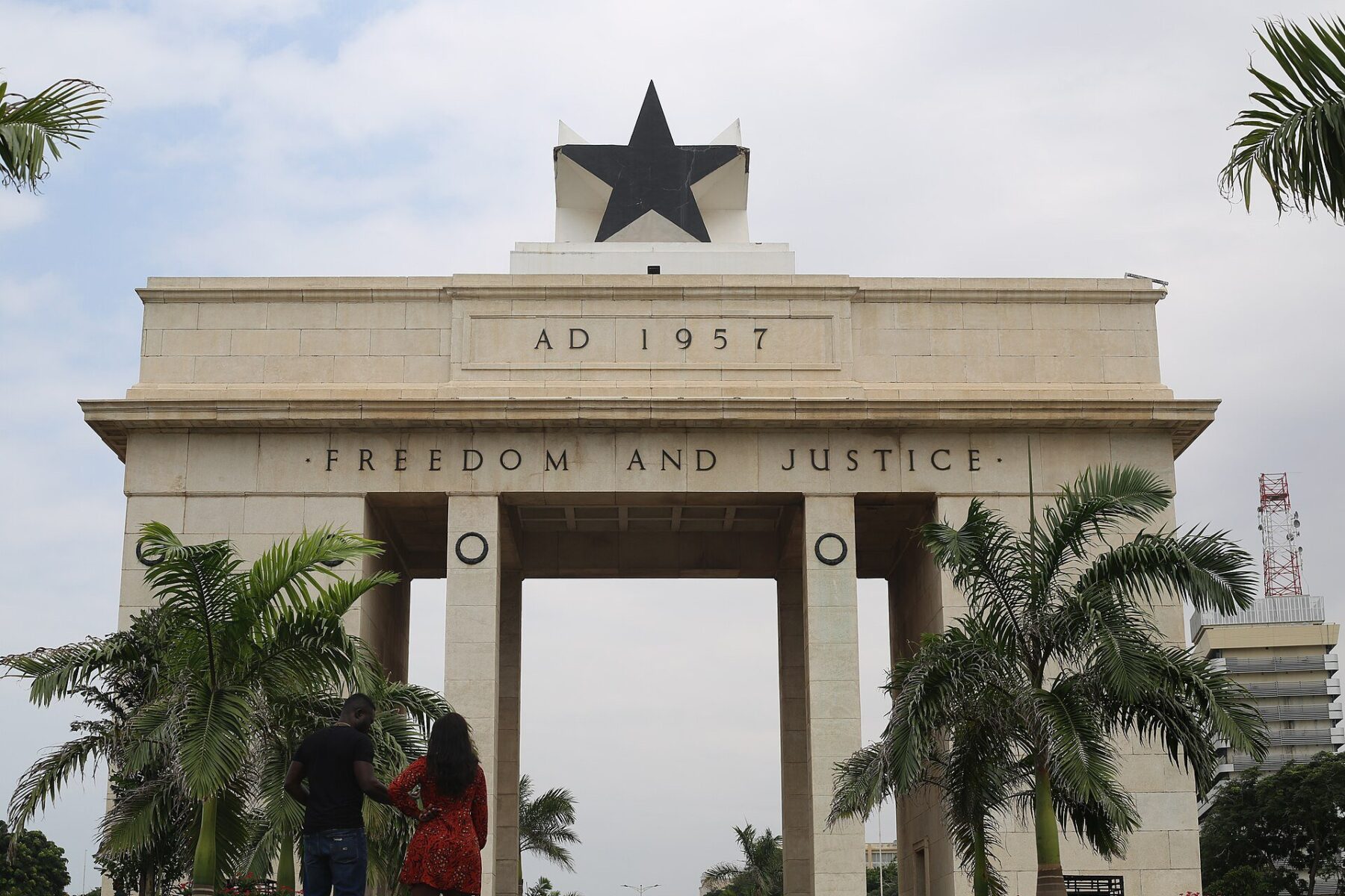 Black Star Gate (Independence Arch) in Accra, Ghana