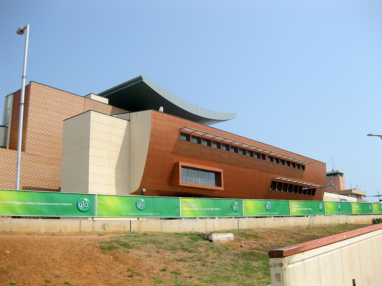 Terminal building at Kotoka International Airport in Accra, Ghana