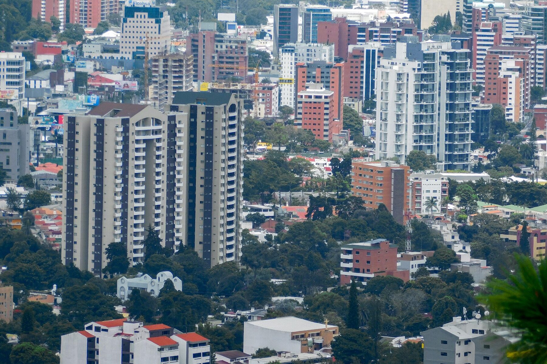 High-rise towers in Guatemala City