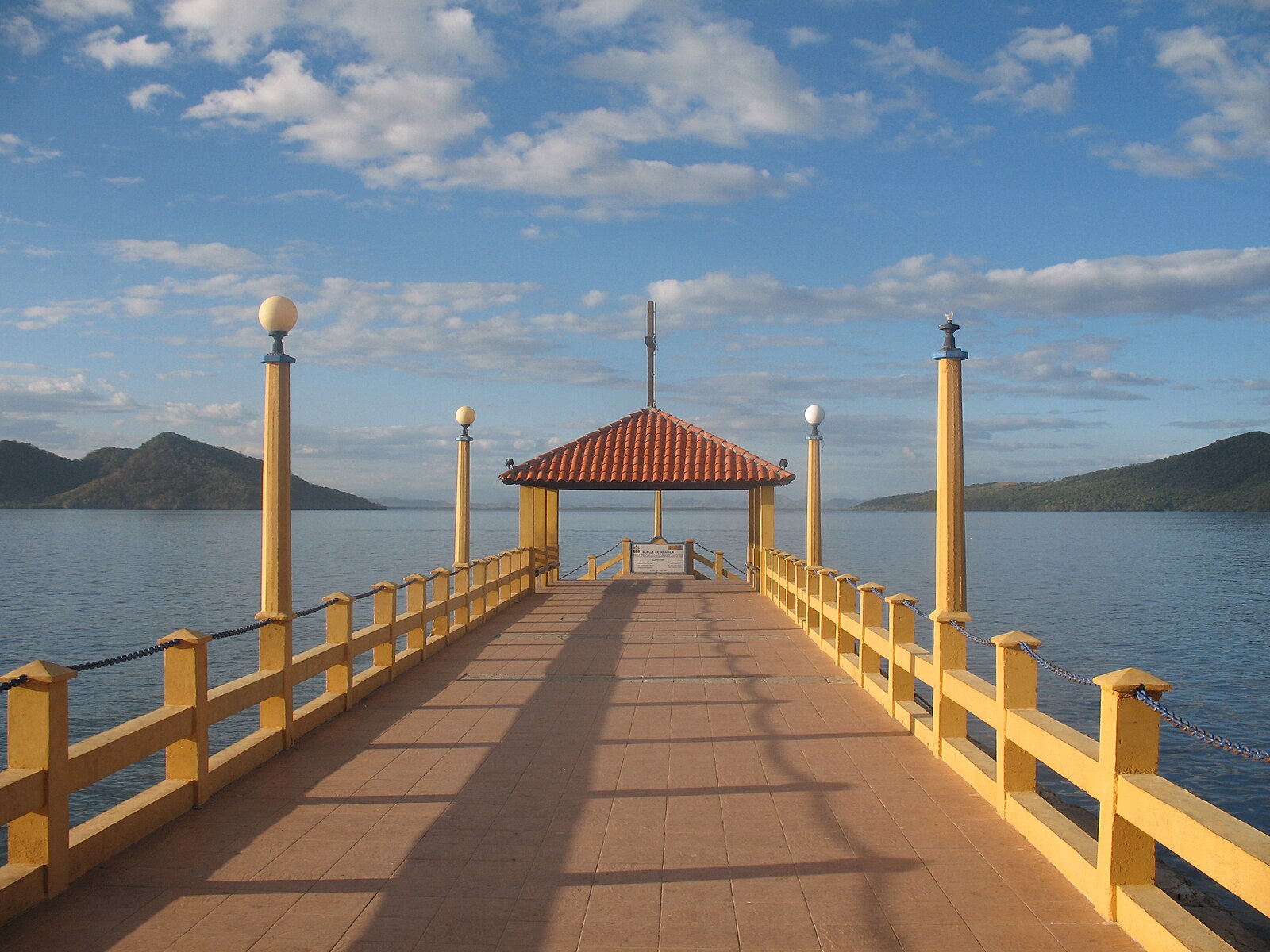Amapala pier on the Gulf of Fonseca, shared by Honduras, El Salvador and Nicaragua