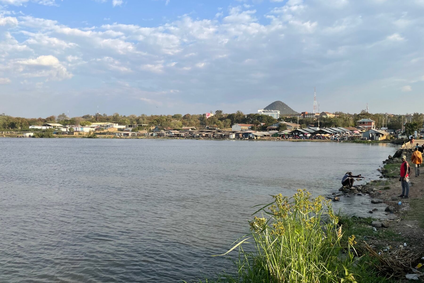 Homa Bay town on the shore of Lake Victoria in western Kenya