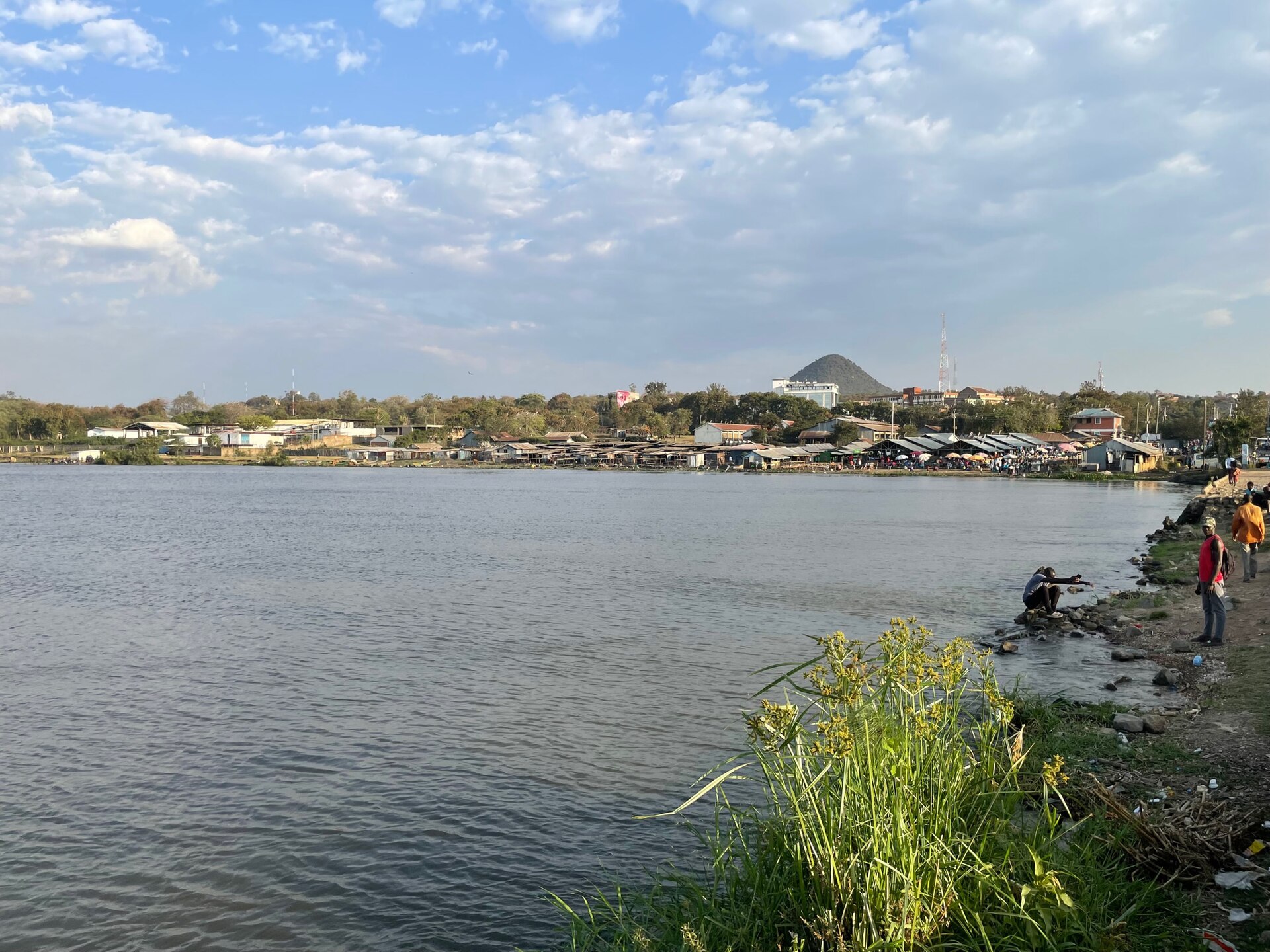 Homa Bay town on the shore of Lake Victoria in western Kenya