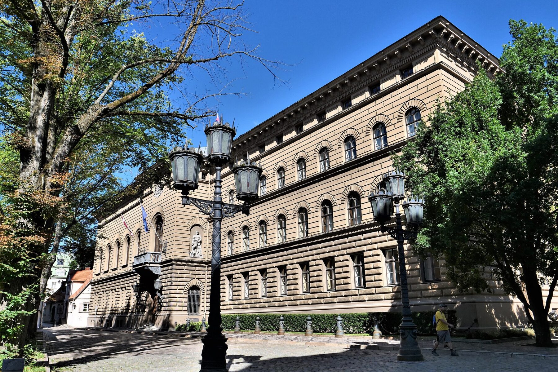 The Saeima, Latvia's parliament, in Riga