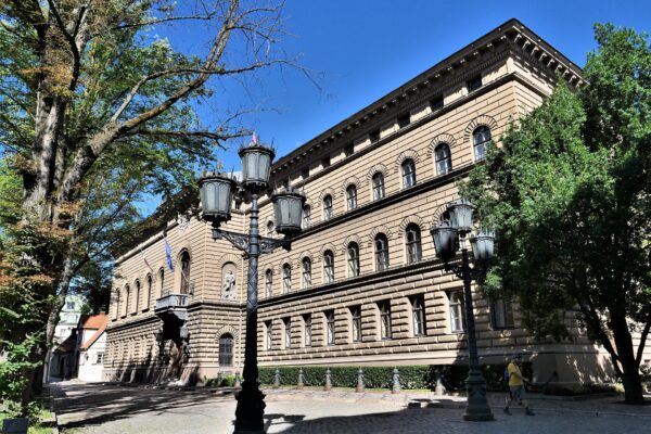 The Saeima, Latvia's parliament, in Riga