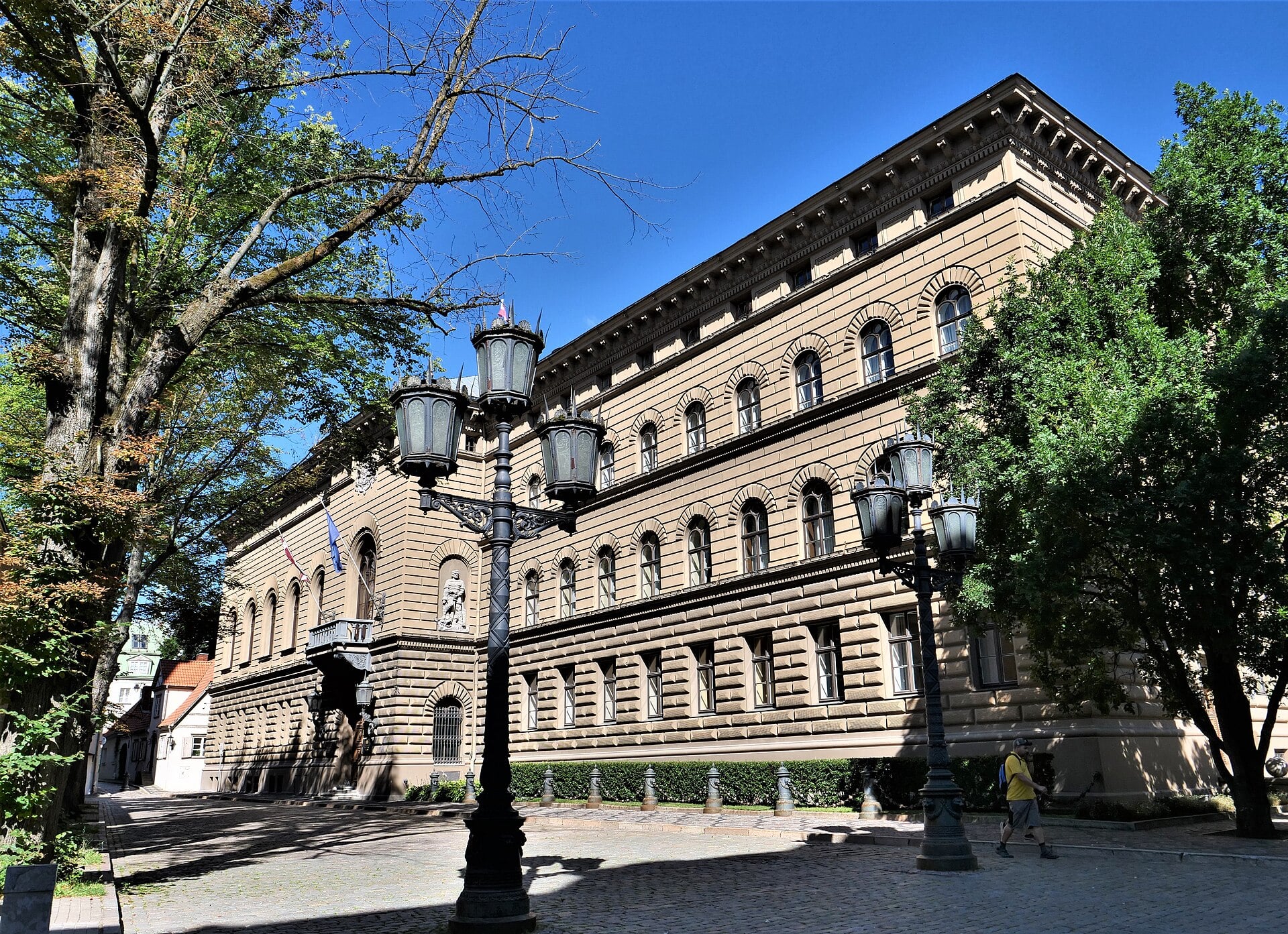 The Saeima, Latvia's parliament, in Riga