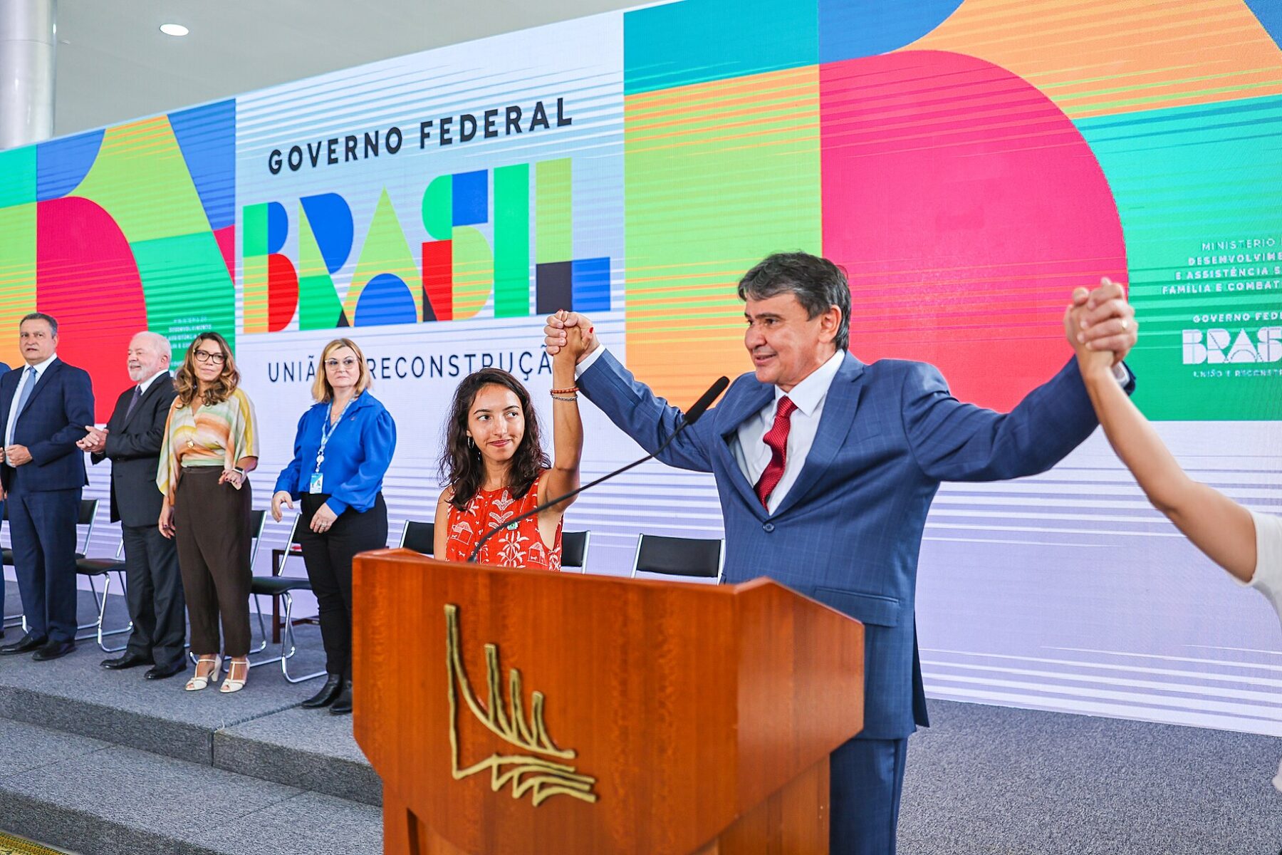 President Lula at the March 2023 relaunch ceremony of Bolsa Família in Brasília