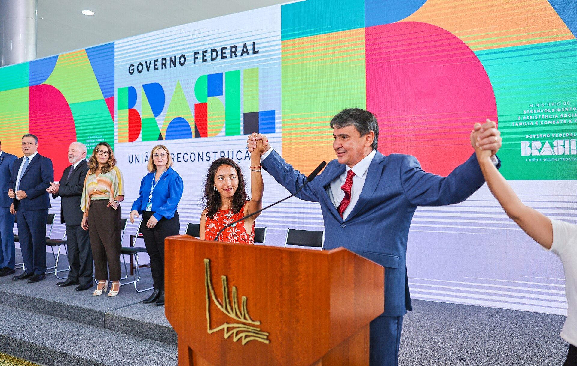 President Lula at the March 2023 relaunch ceremony of Bolsa Família in Brasília