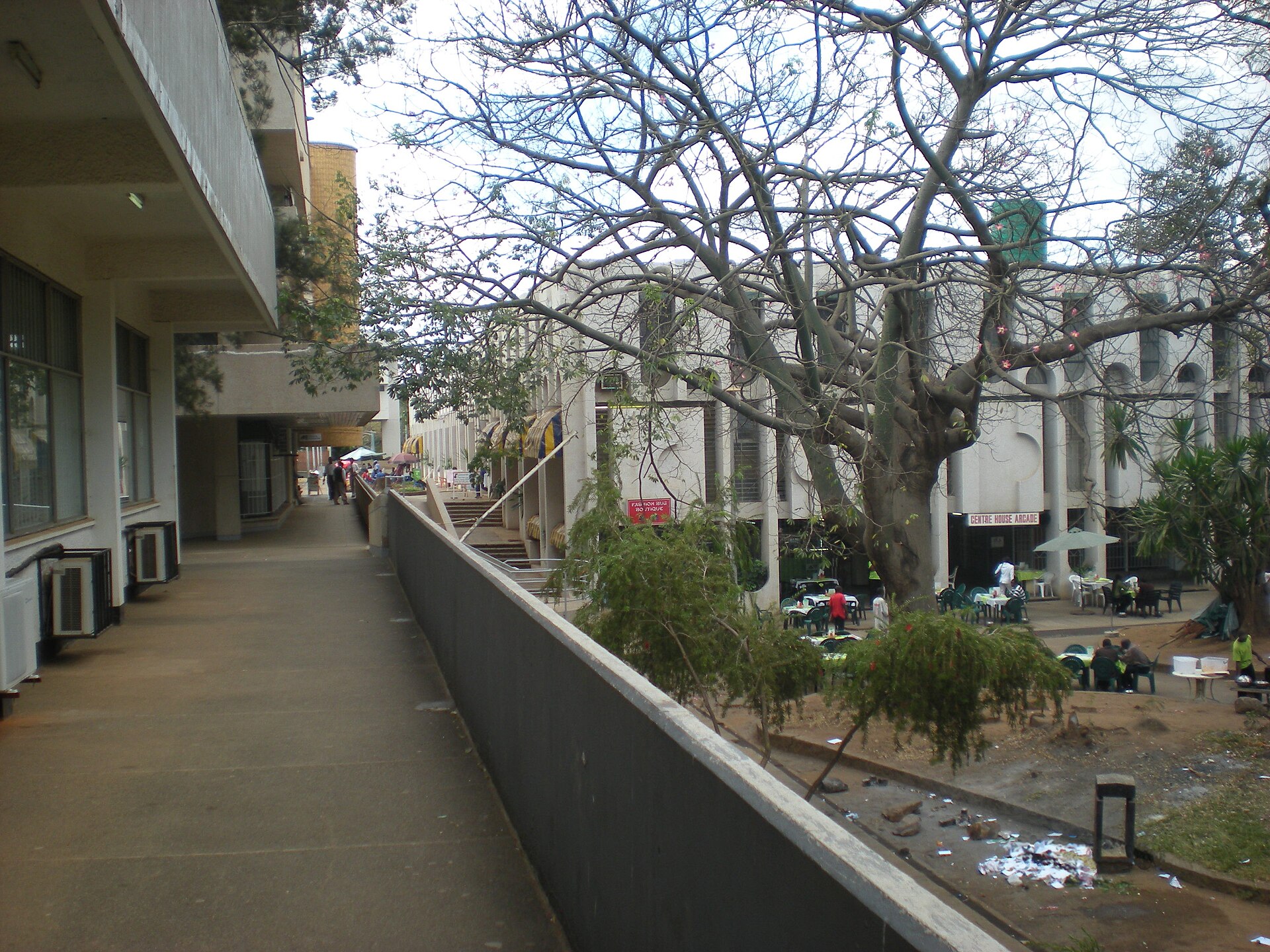 Centre House Arcade in Lilongwe City Centre, Malawi