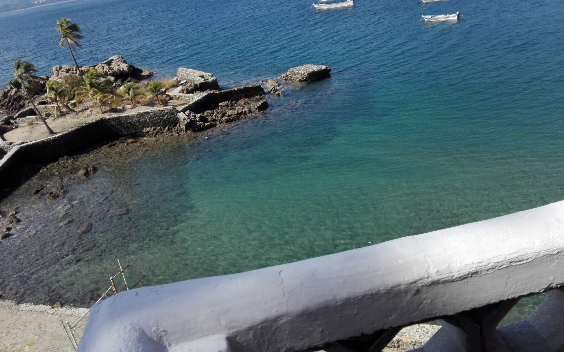 Santiago Bay in Manzanillo, Colima, on Mexico's Pacific coast