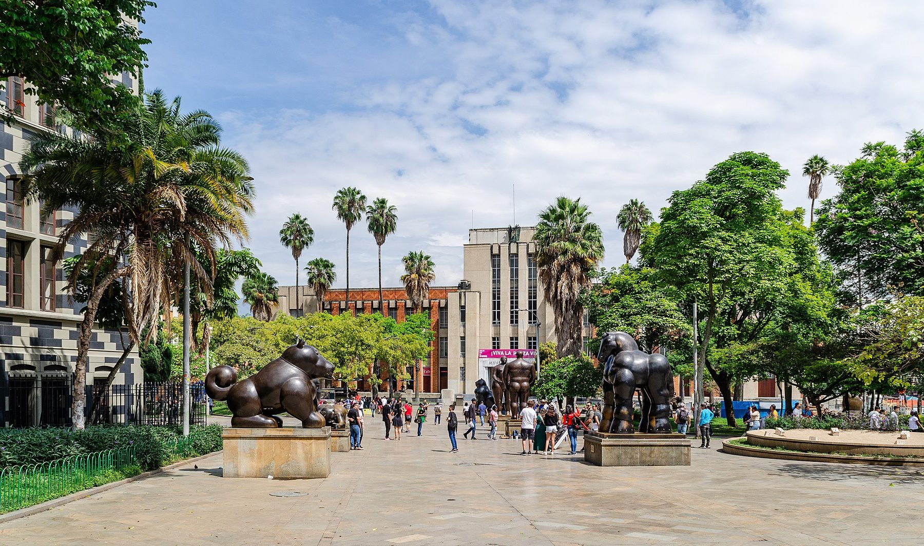 Botero sculptures at Plaza Botero in Medellín, Colombia