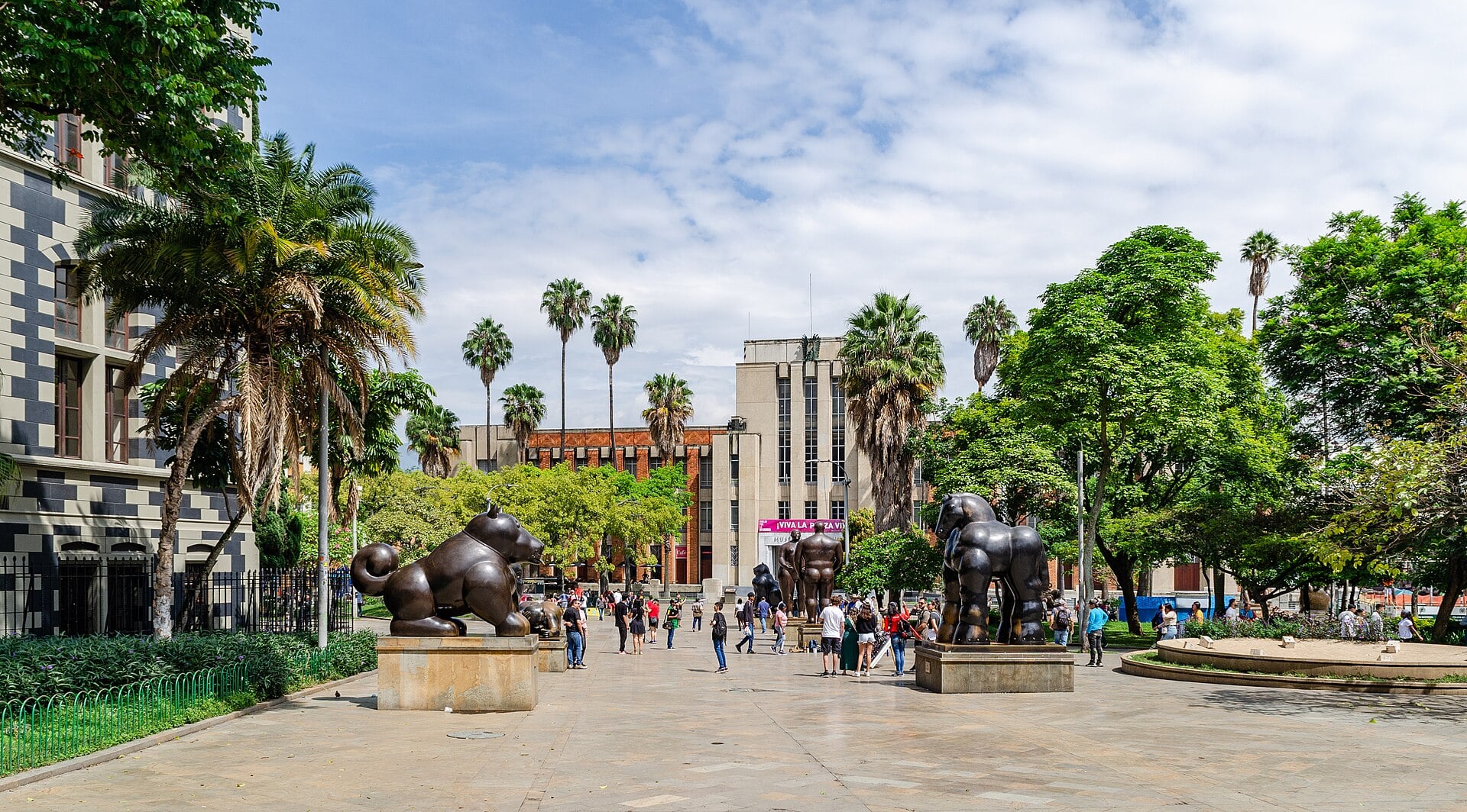 Botero sculptures in Plaza Botero, Medellín