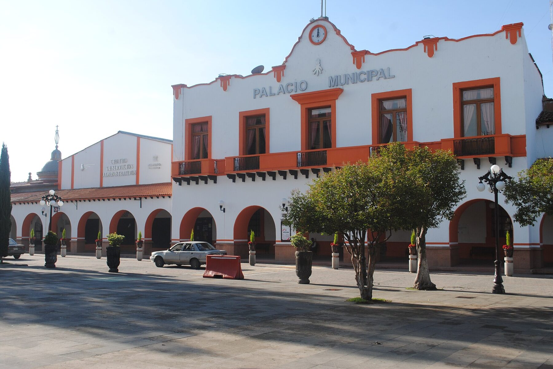 Town hall of Almoloya de Juárez, State of Mexico, home municipality of the Altiplano federal prison