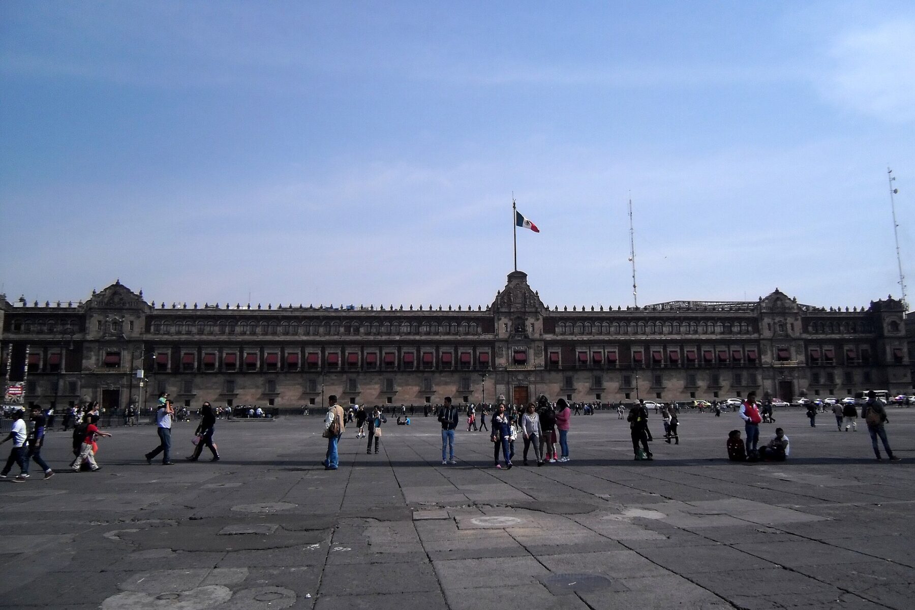 Mexico politics: the National Palace on the Zócalo in Mexico City, seat of the presidency