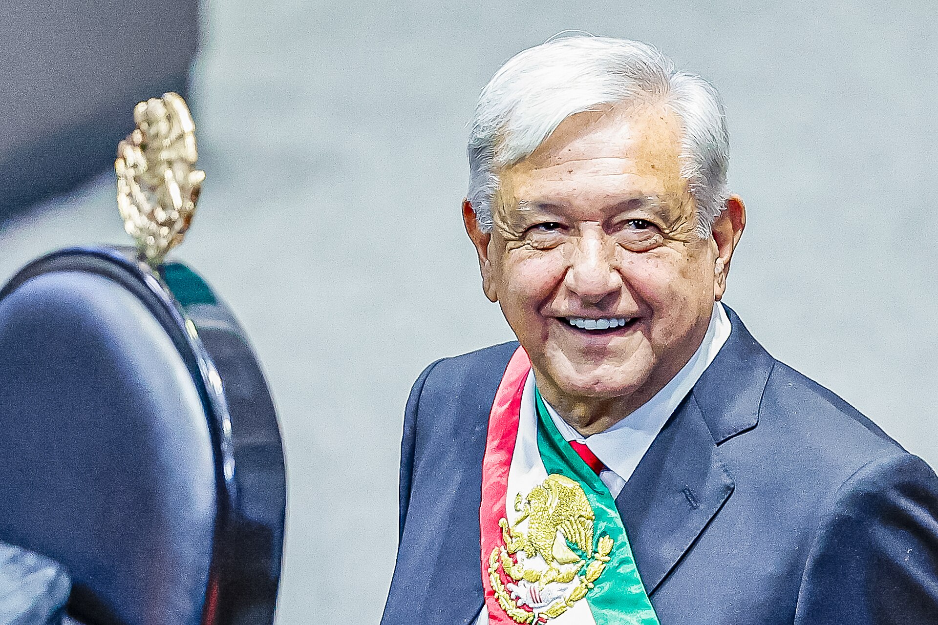 Mexico politics: Andrés Manuel López Obrador at the handover of power to Claudia Sheinbaum in San Lázaro