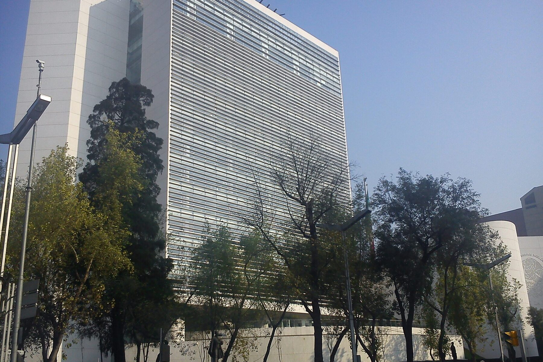 The Mexican Senate building on Paseo de la Reforma in Mexico City