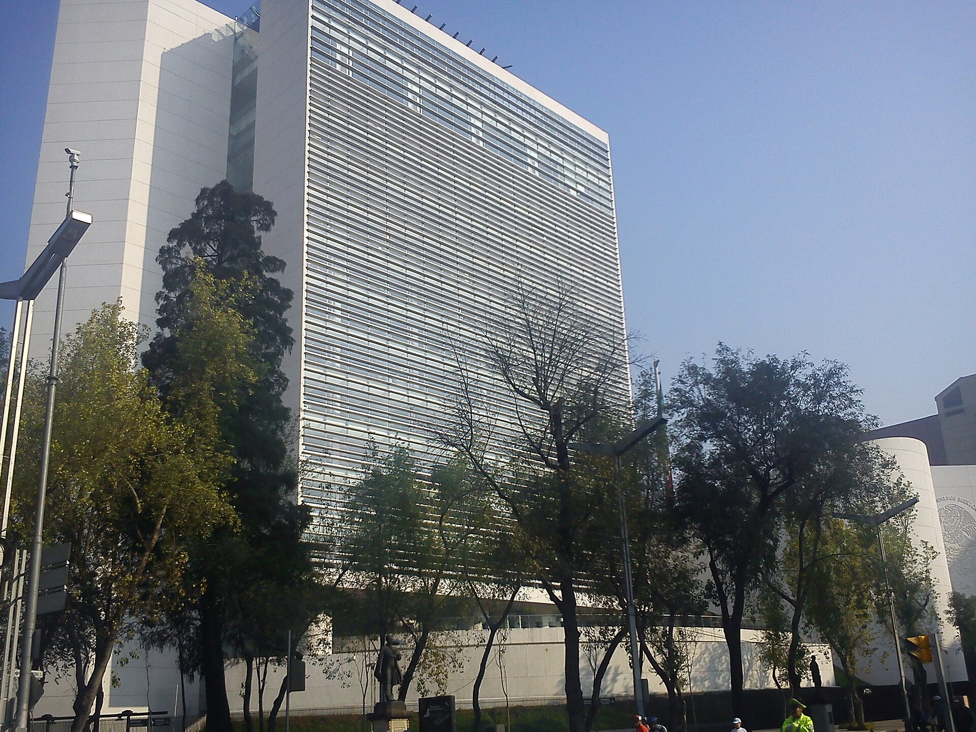 The Mexican Senate building on Paseo de la Reforma in Mexico City