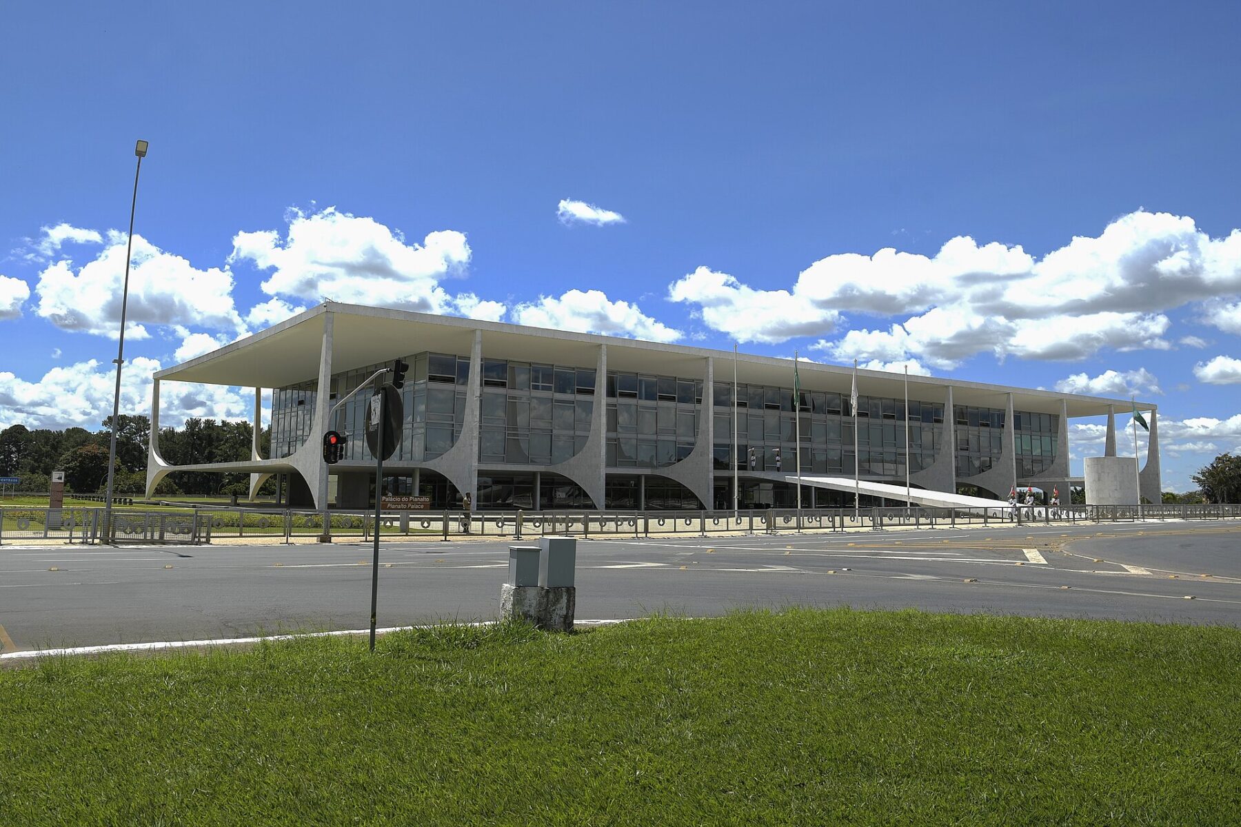 Palácio do Planalto, the presidential office in Brasília