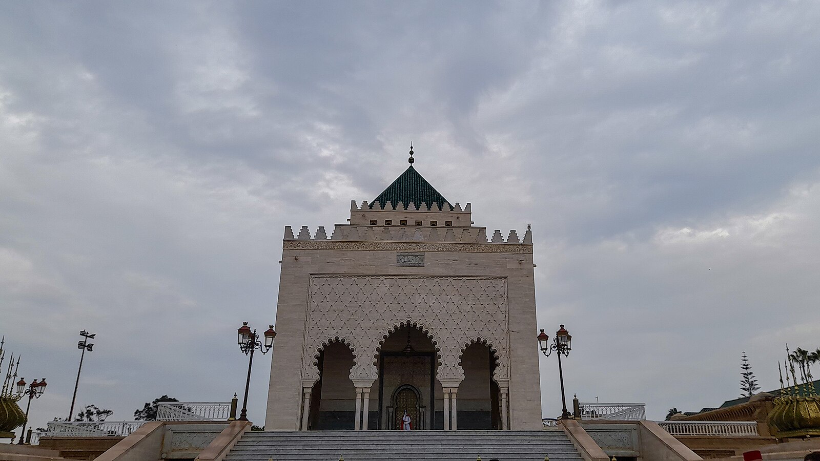 Morocco power and the monarchy: the Mausoleum of Mohammed V in Rabat
