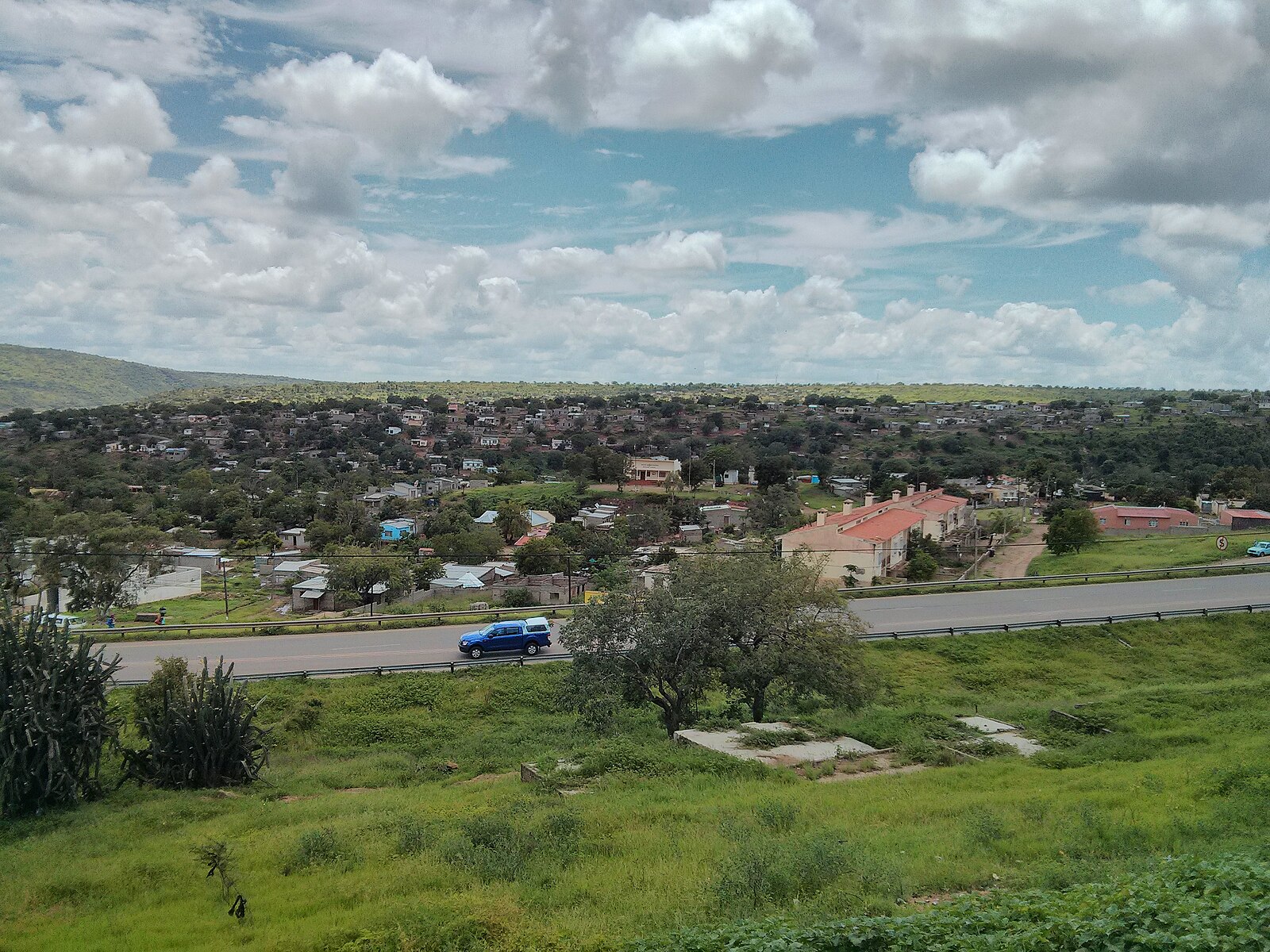 Mozambique neighbourhood: Ressano Garcia, the Mozambican town at the main road crossing into South Africa
