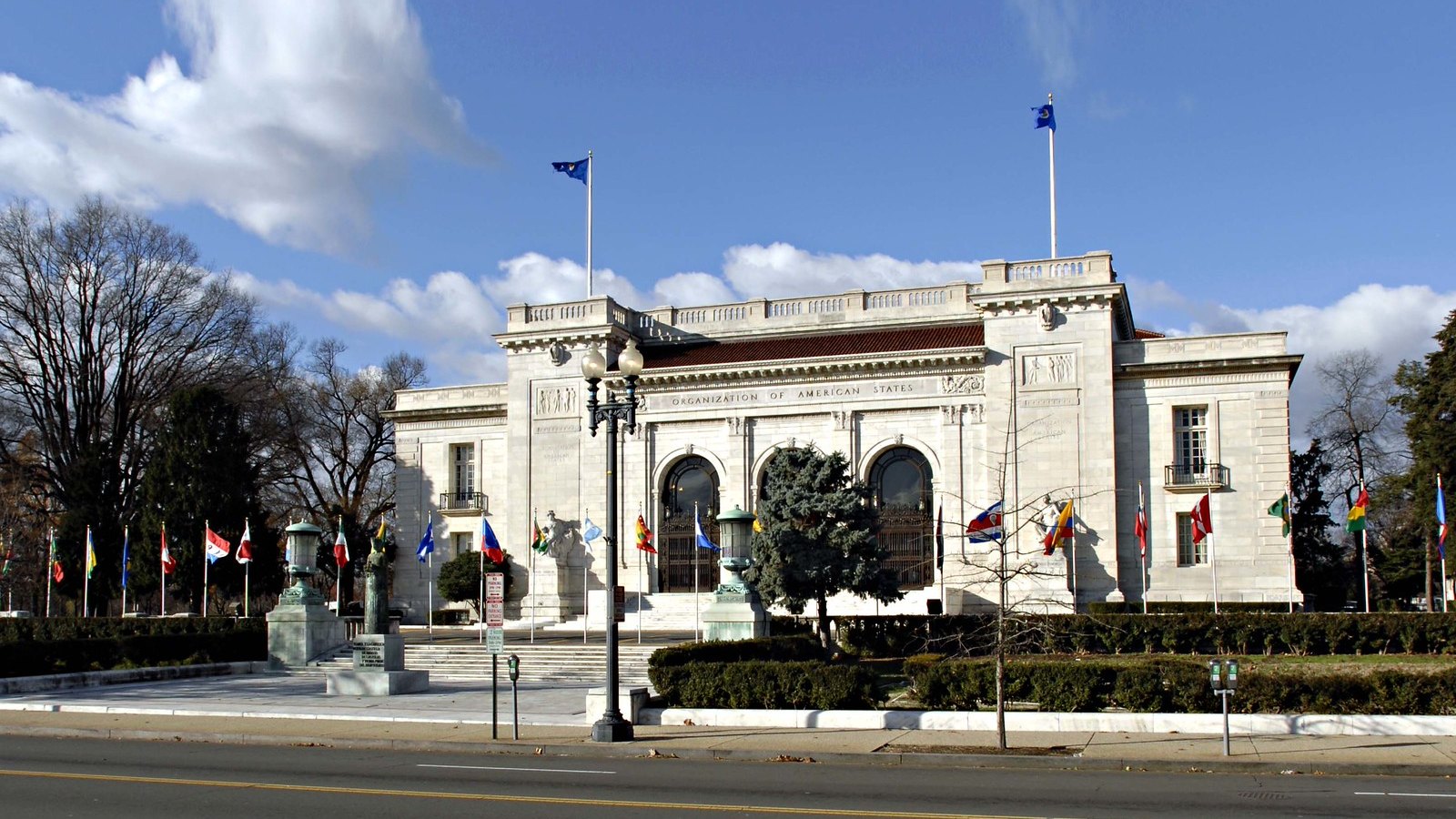 Nicaragua OAS meeting: the main building of the Organization of American States in Washington