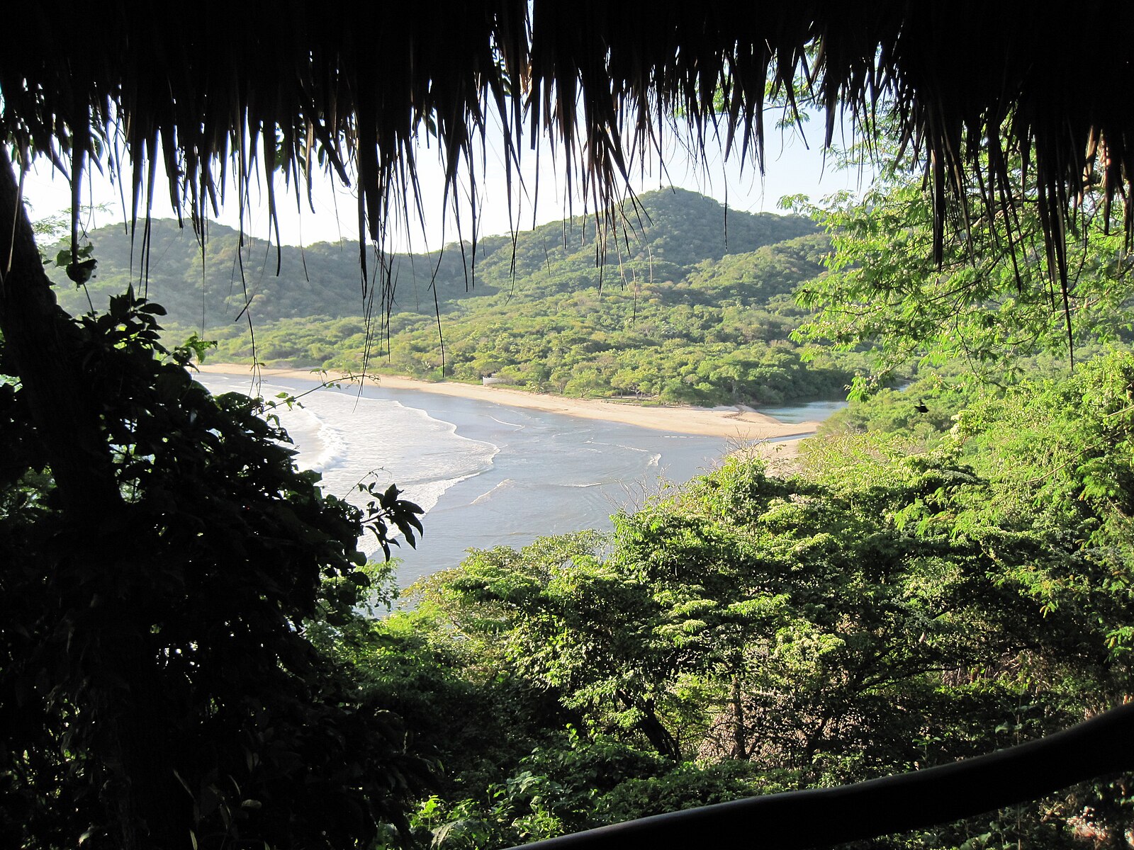 Playa Ocotal on the Pacific coast of Nicaragua, on the boundary between Tola and San Juan del Sur