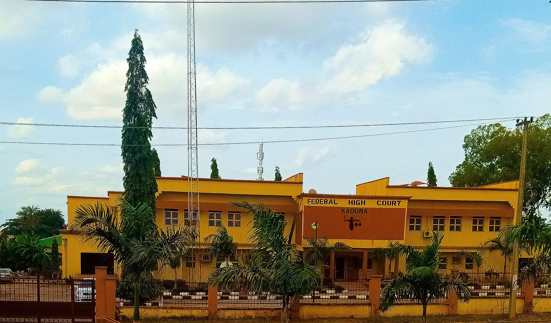 The Federal High Court building in Kaduna, Nigeria