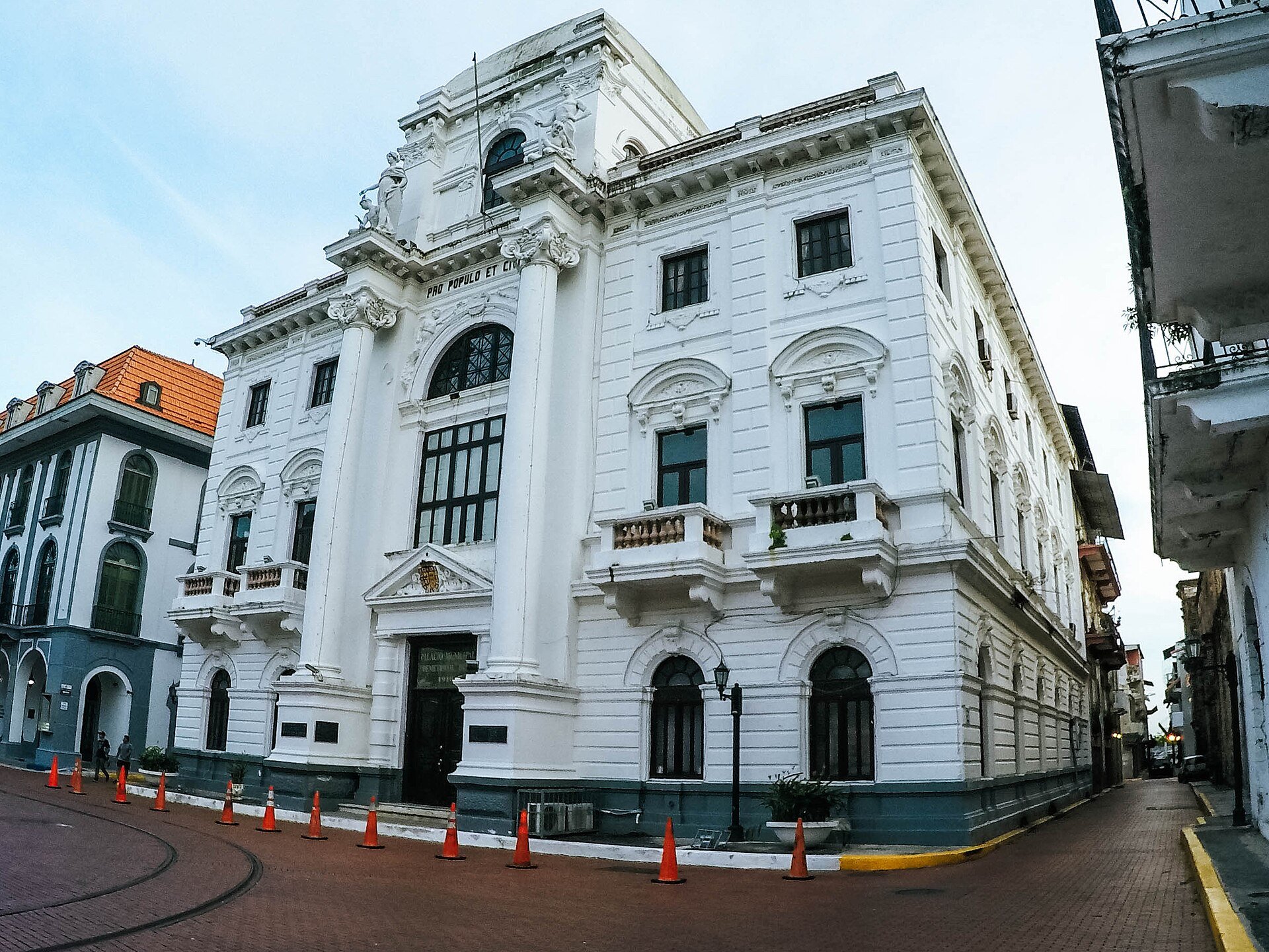The white Palacio Municipal in Panama City, the seat of the city's municipal government