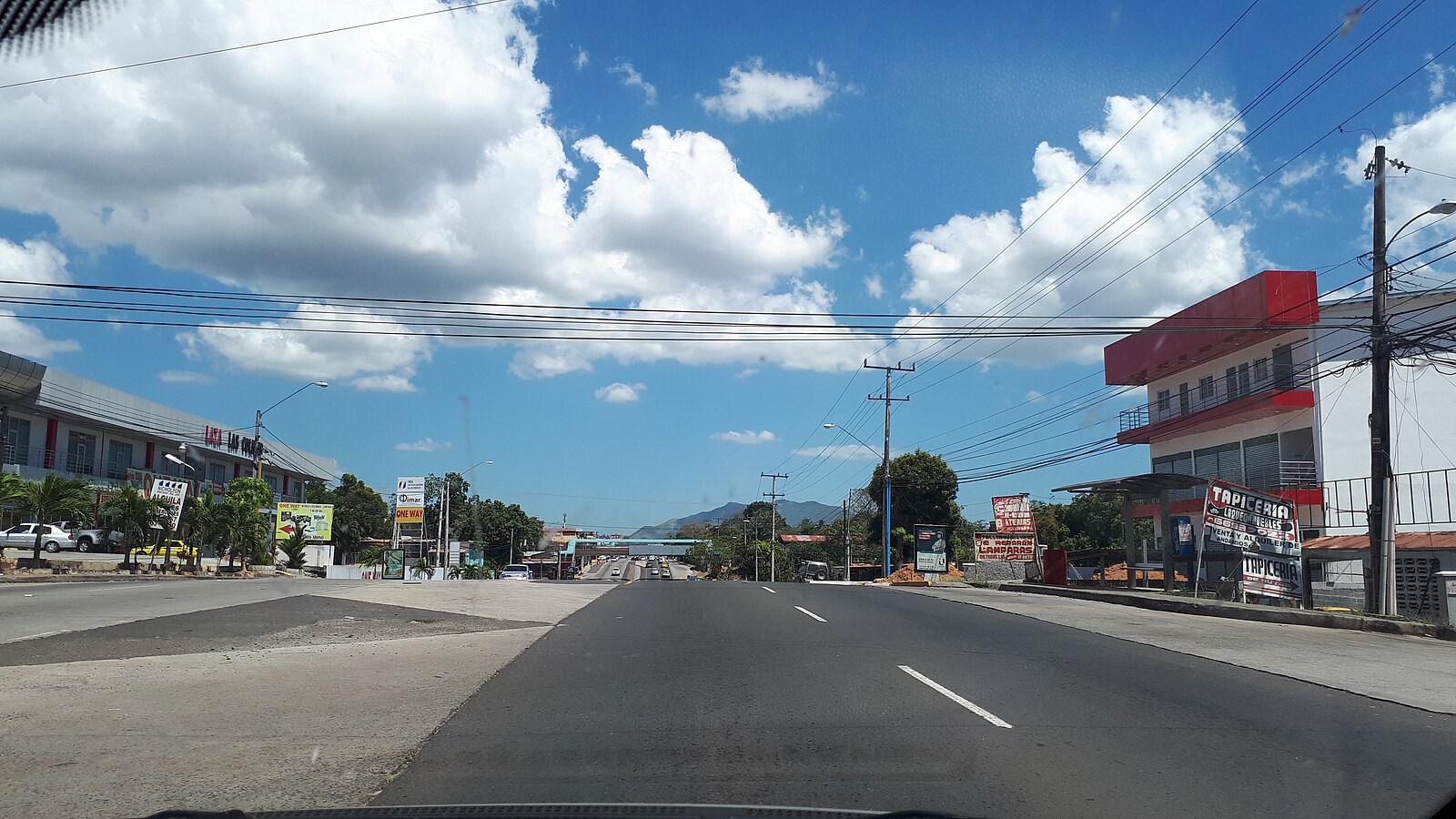 The Pan-American Highway at Nuevo Arraiján in Panamá Oeste Province, Panama