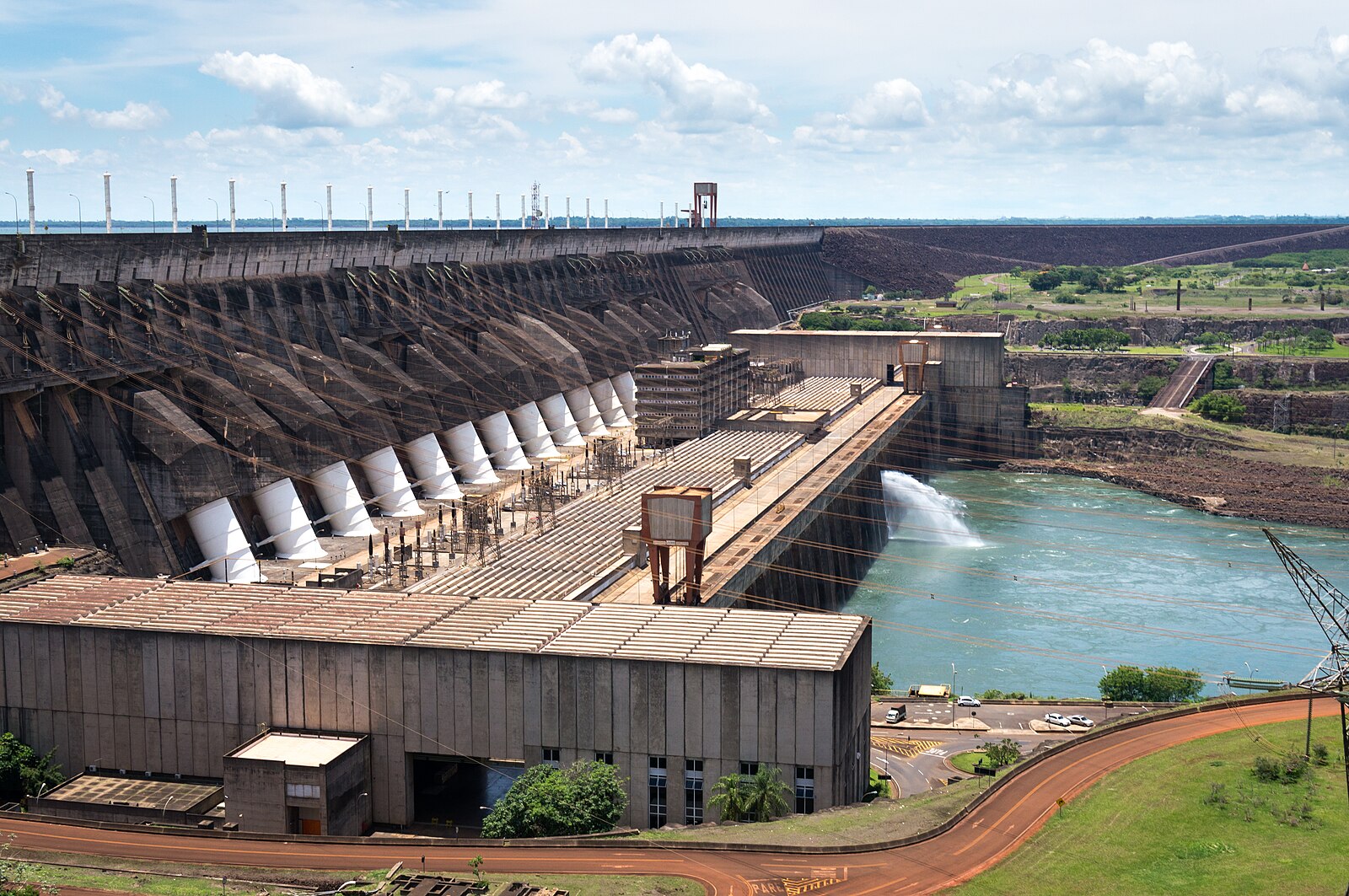 Itaipu Dam on the Paraná River, the hydropower plant at the heart of the Paraguay economy