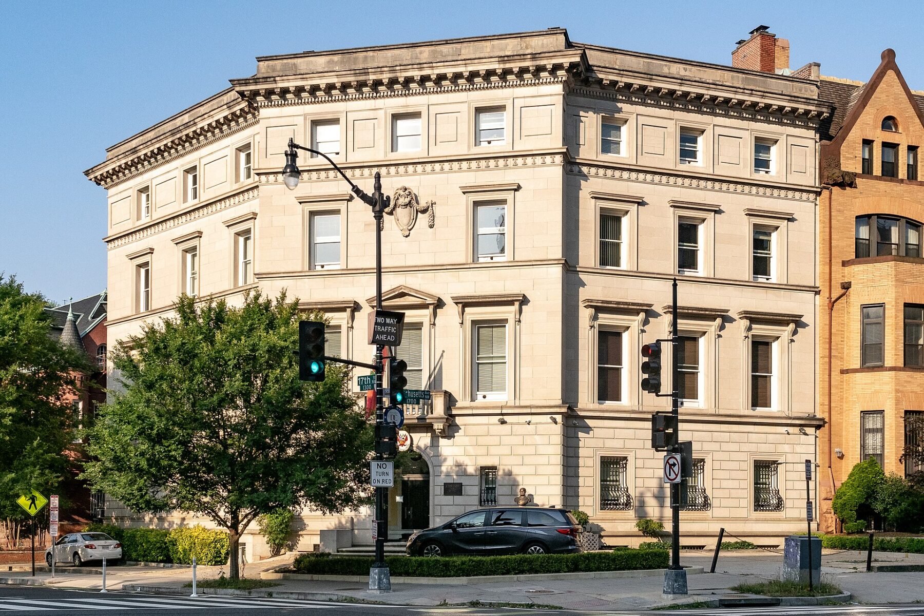 The Embassy of Peru on Massachusetts Avenue in Washington