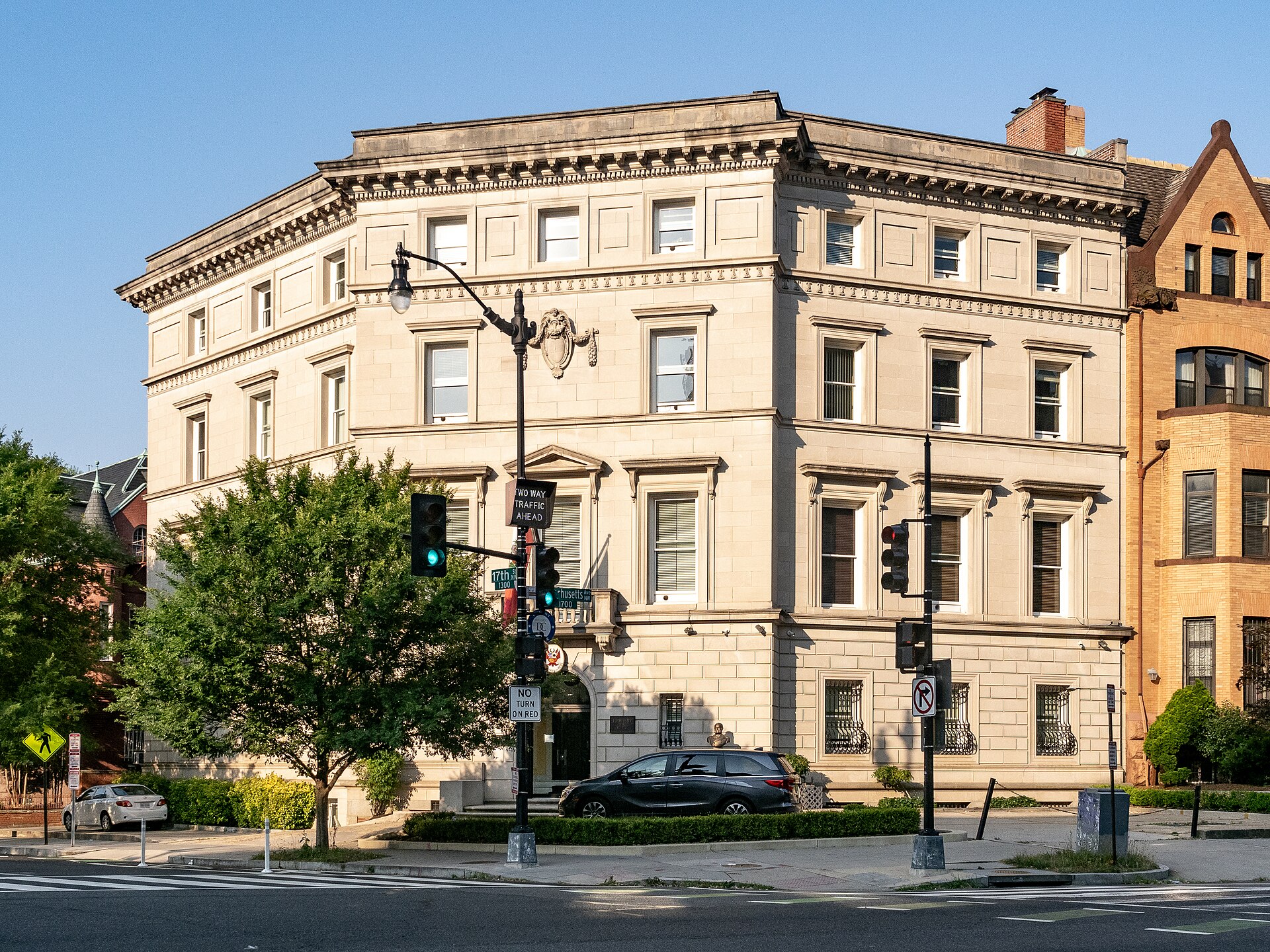 The Embassy of Peru on Massachusetts Avenue in Washington