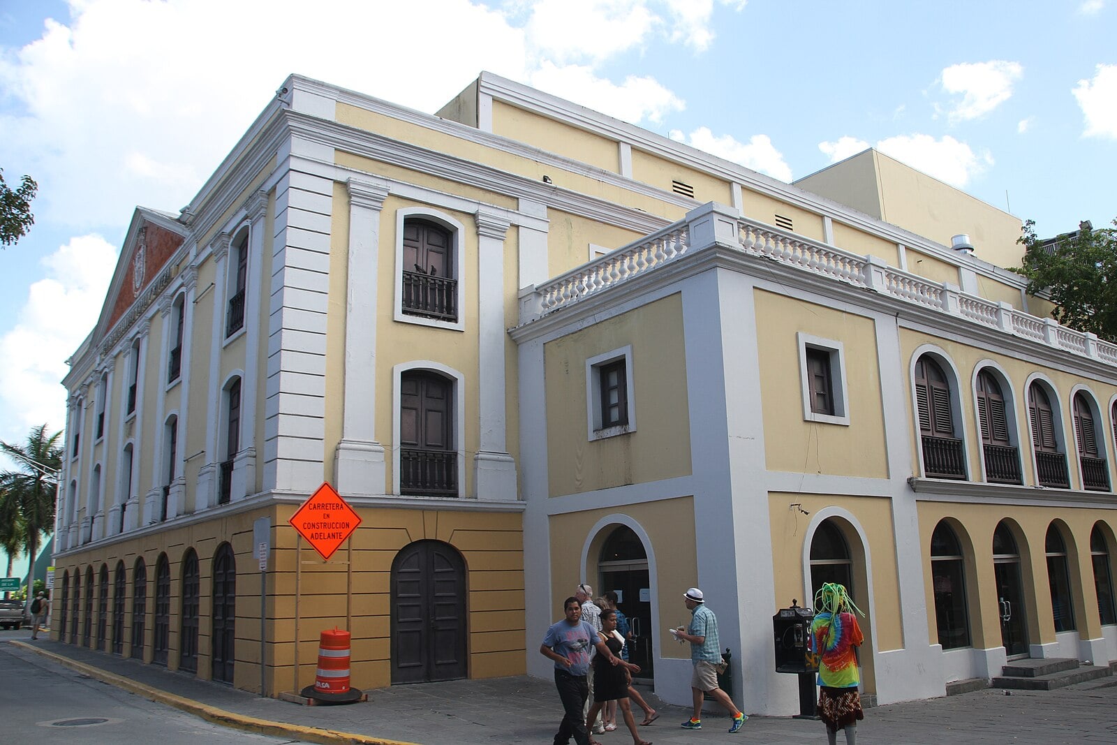 Teatro Tapia, a historic theatre in Old San Juan, Puerto Rico