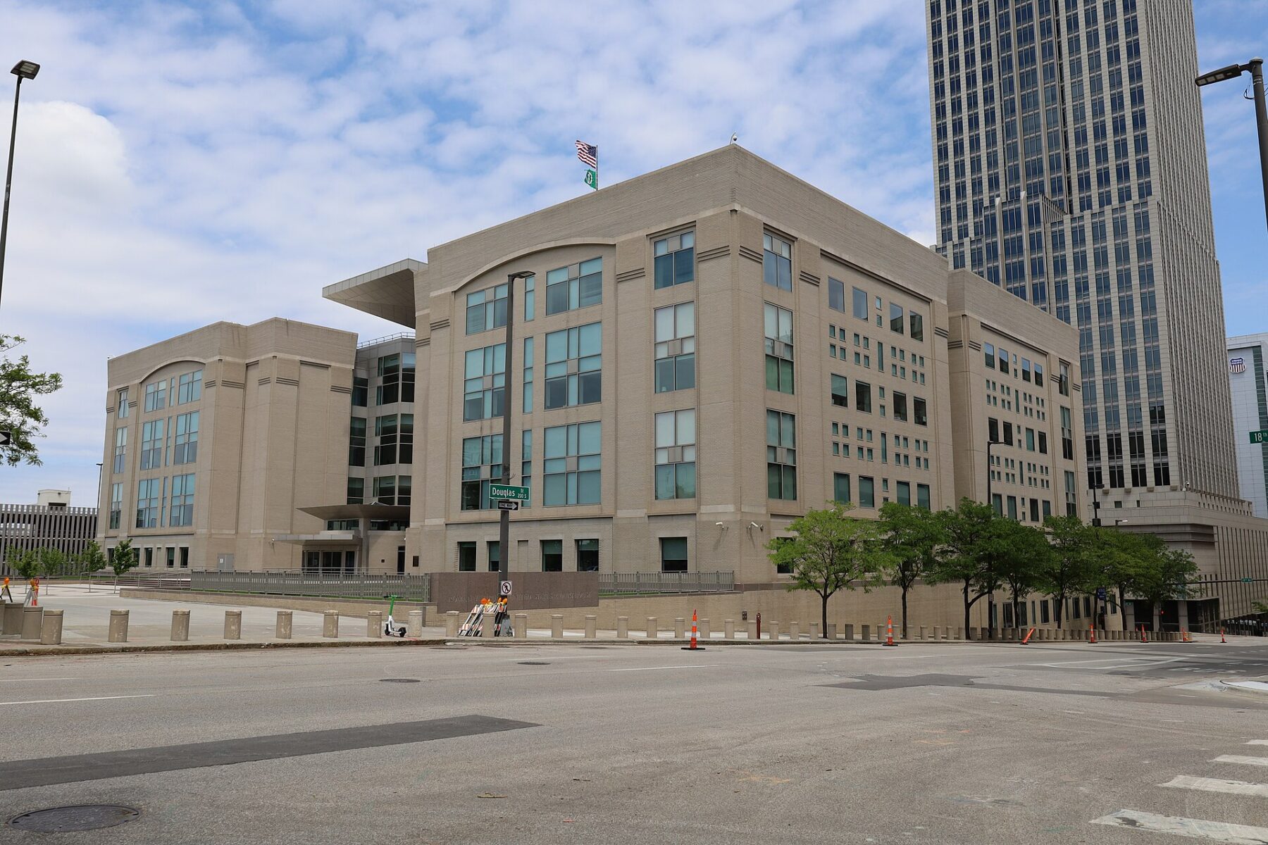 The Roman L. Hruska Federal Courthouse in Omaha, Nebraska