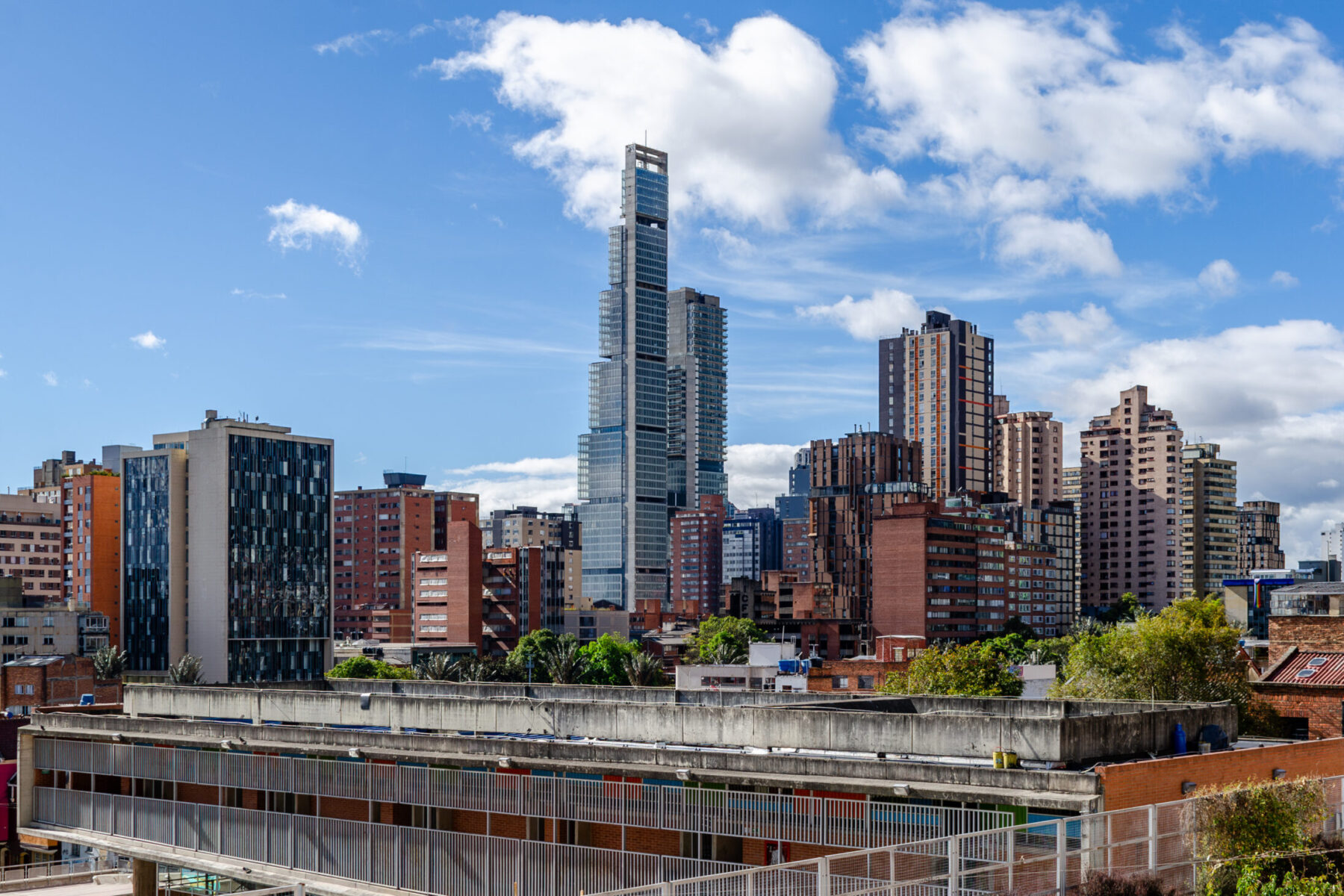 Bogot skyline, home to Colombia's COLCAP.
