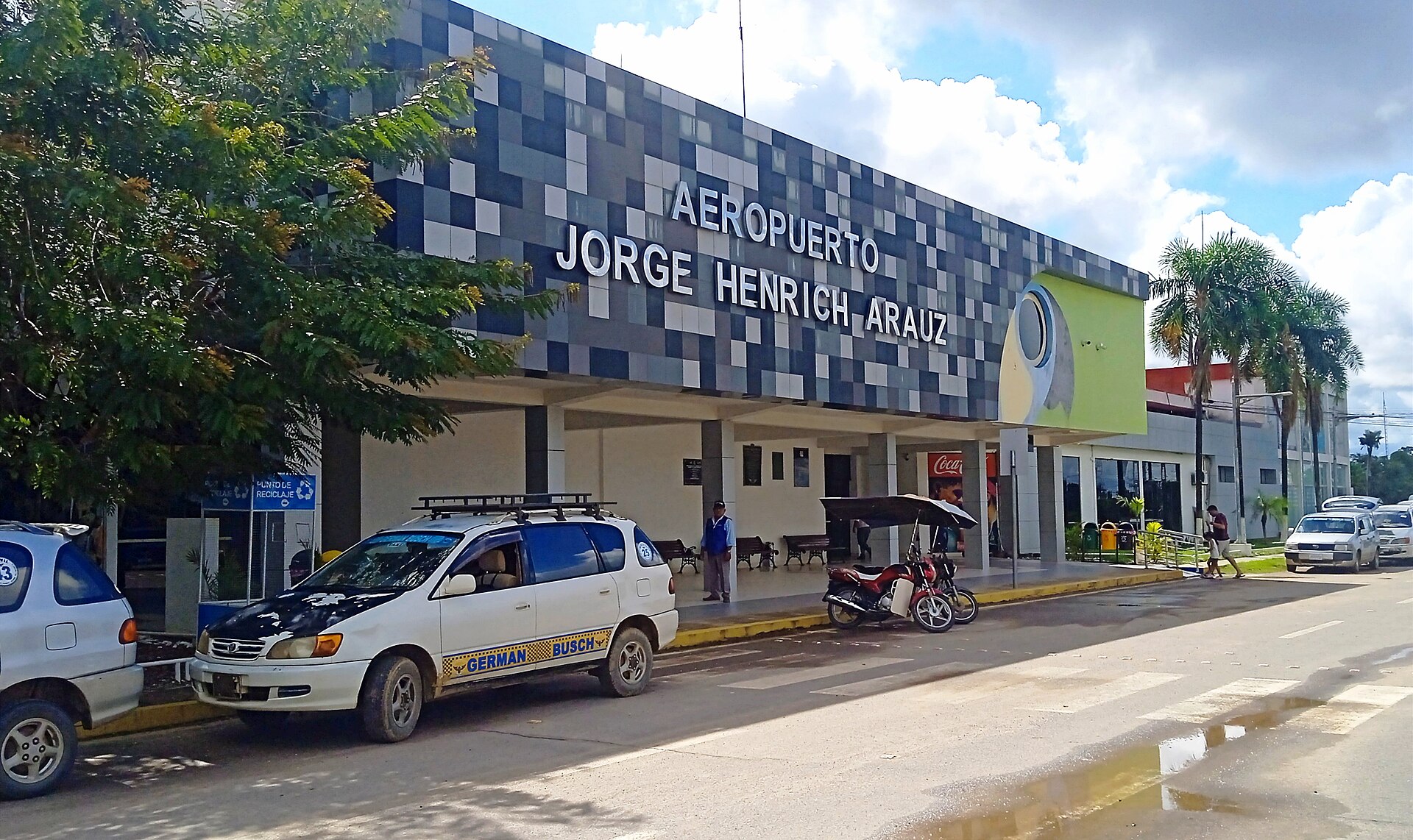 Terminal of Jorge Henrich Arauz Airport in Trinidad, Beni, Bolivia