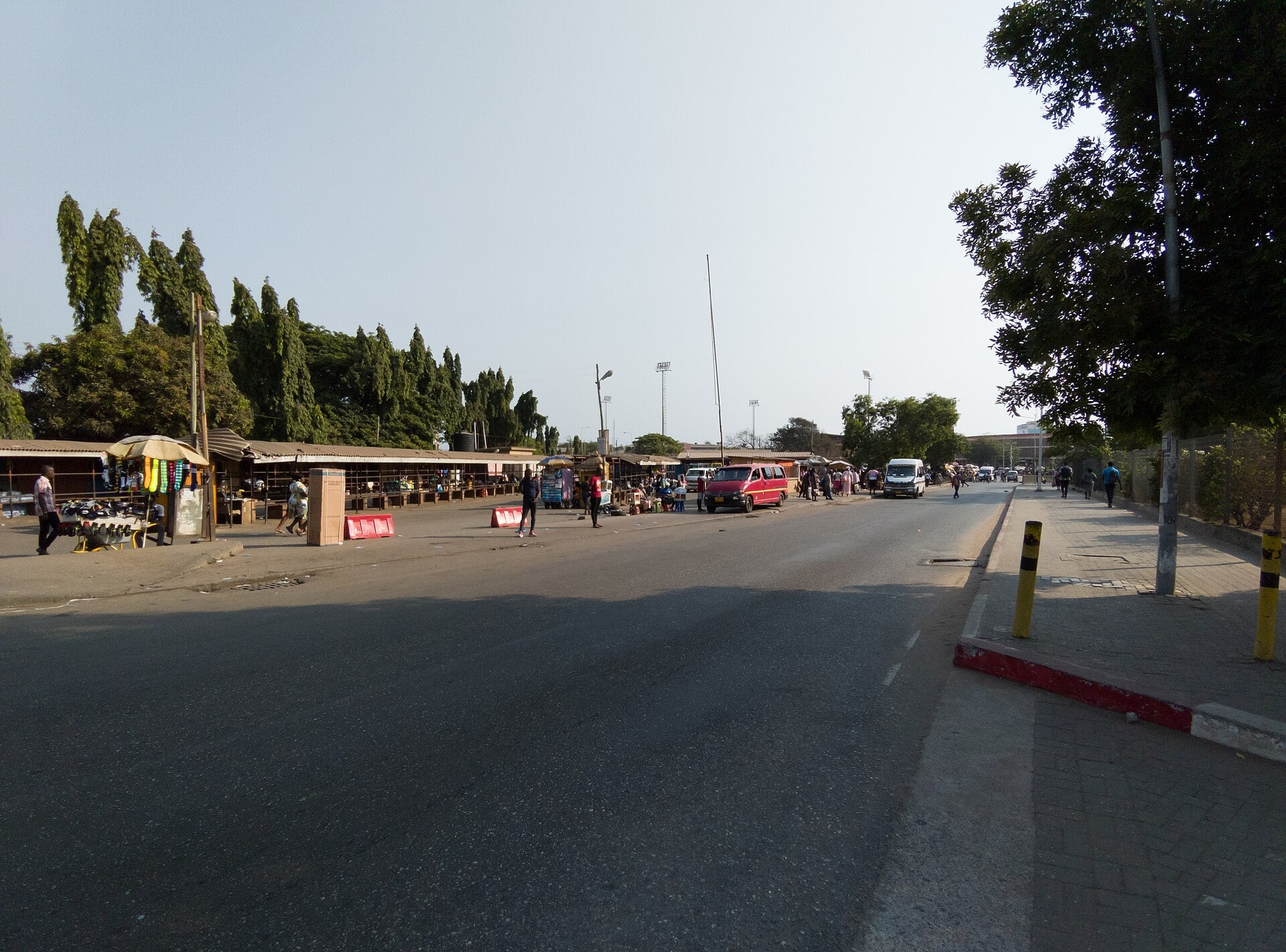 Independence Avenue in the Korle-Klottey district of Accra, Ghana